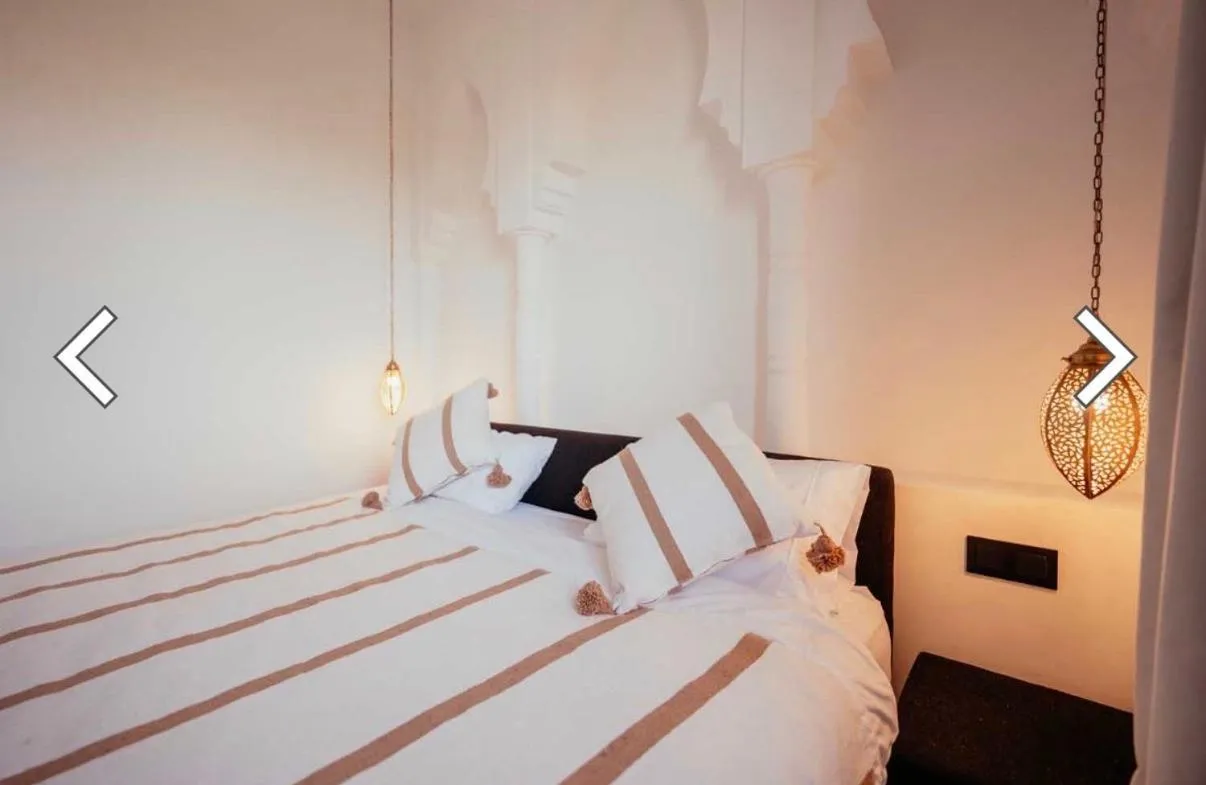 Bed in Riad Agdal Royal & Spa