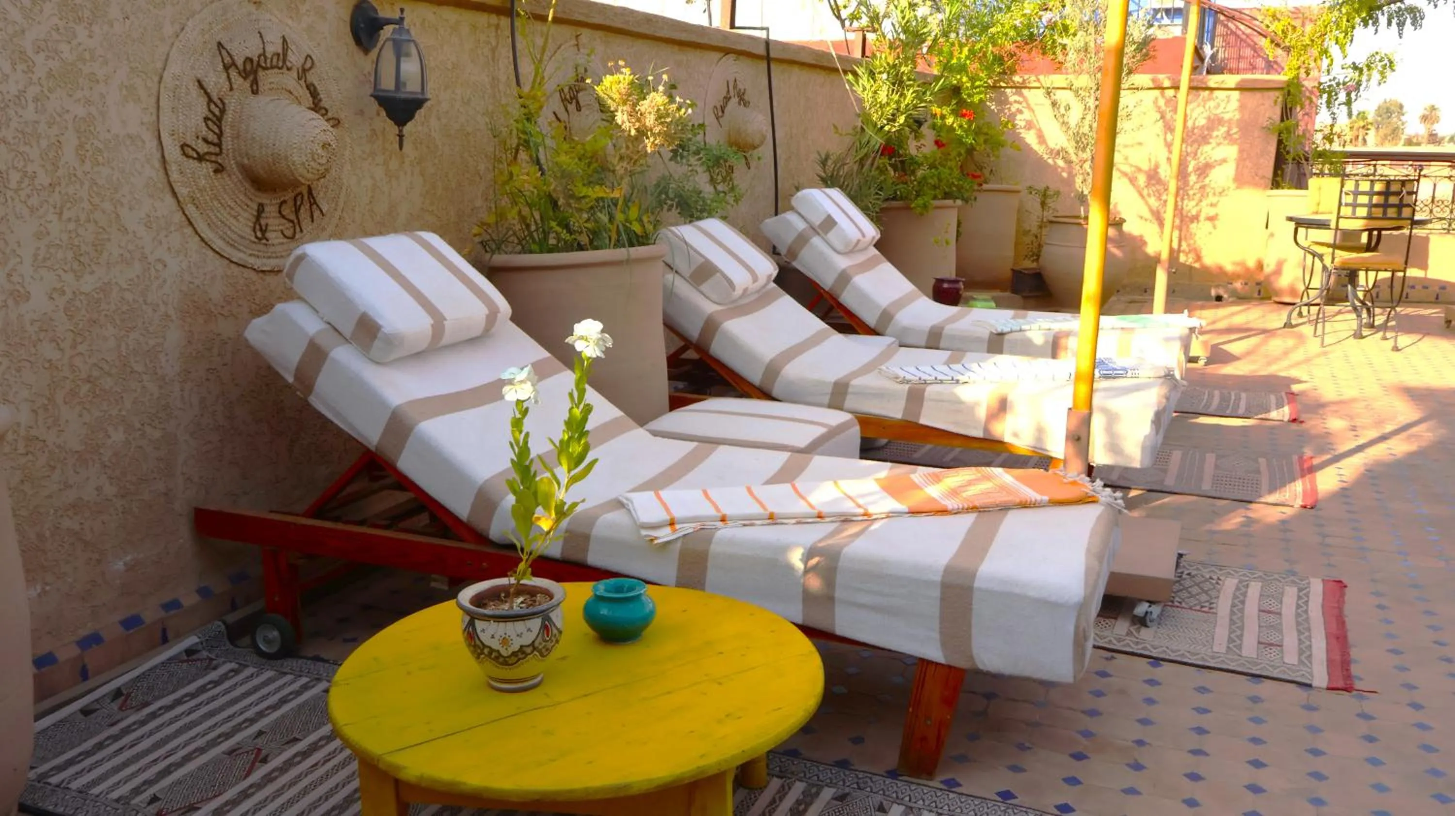 Patio in Riad Agdal Royal & Spa