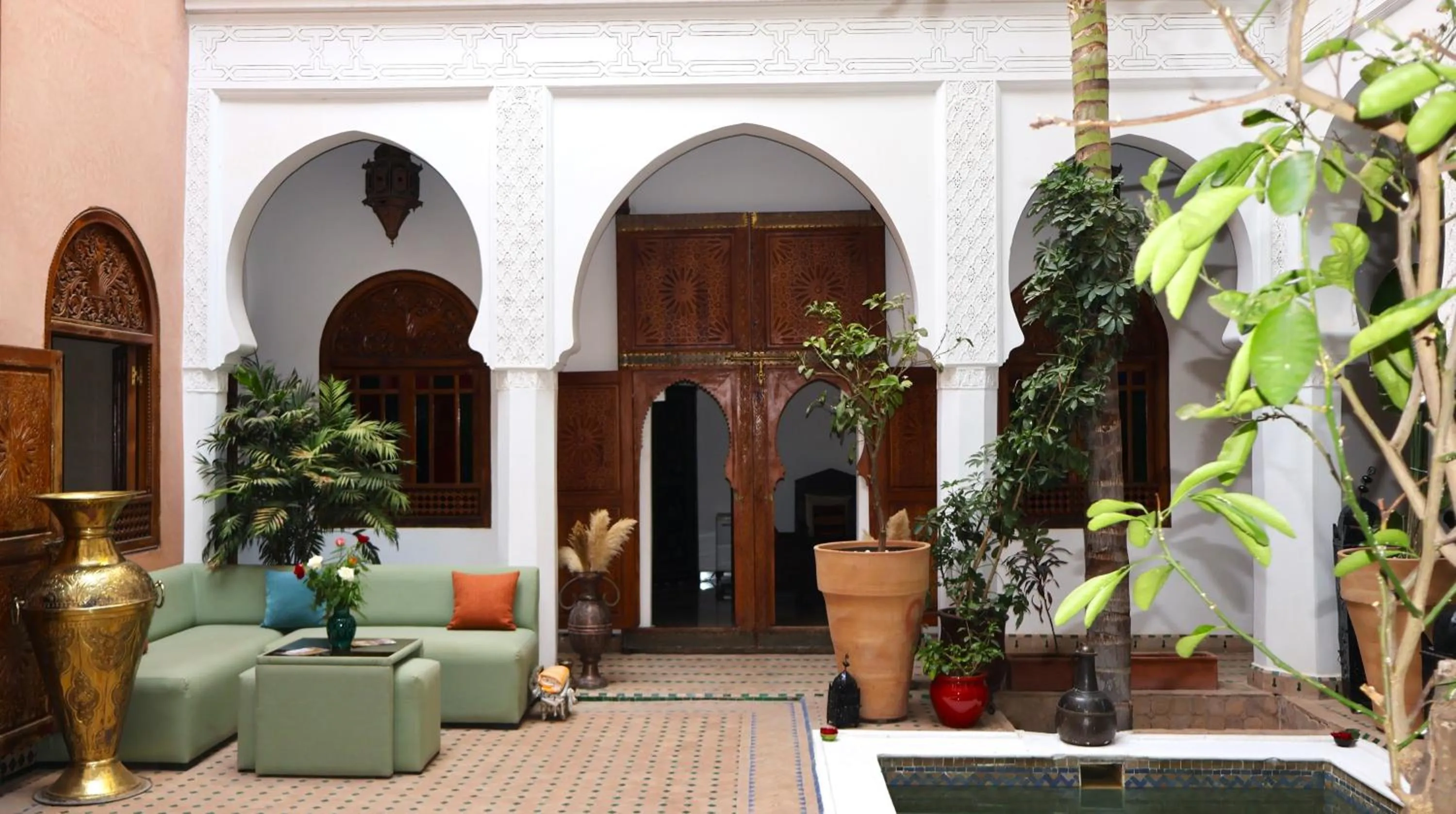 Patio in Riad Agdal Royal & Spa