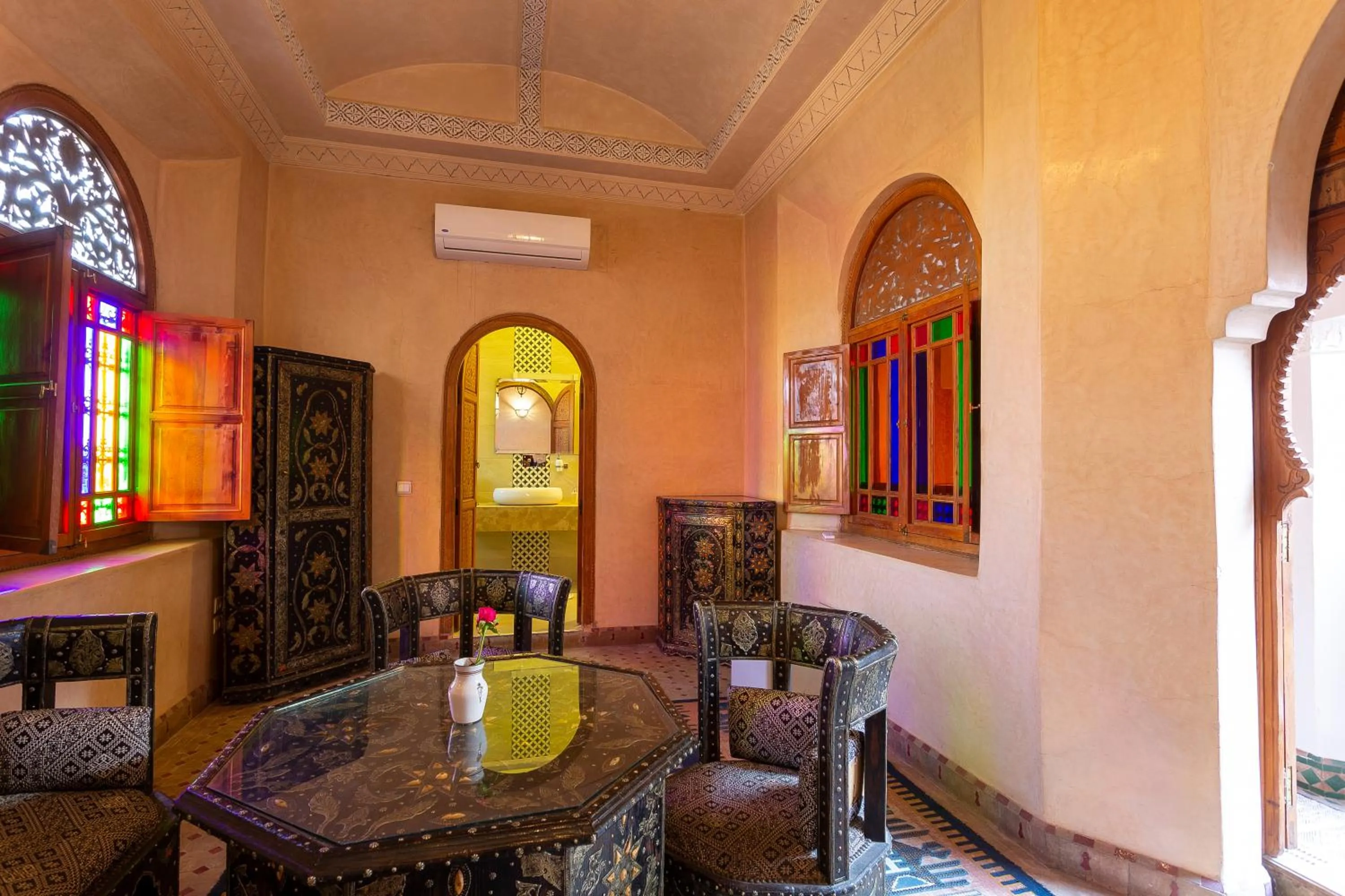 Seating area in Riad Agdal Royal & Spa