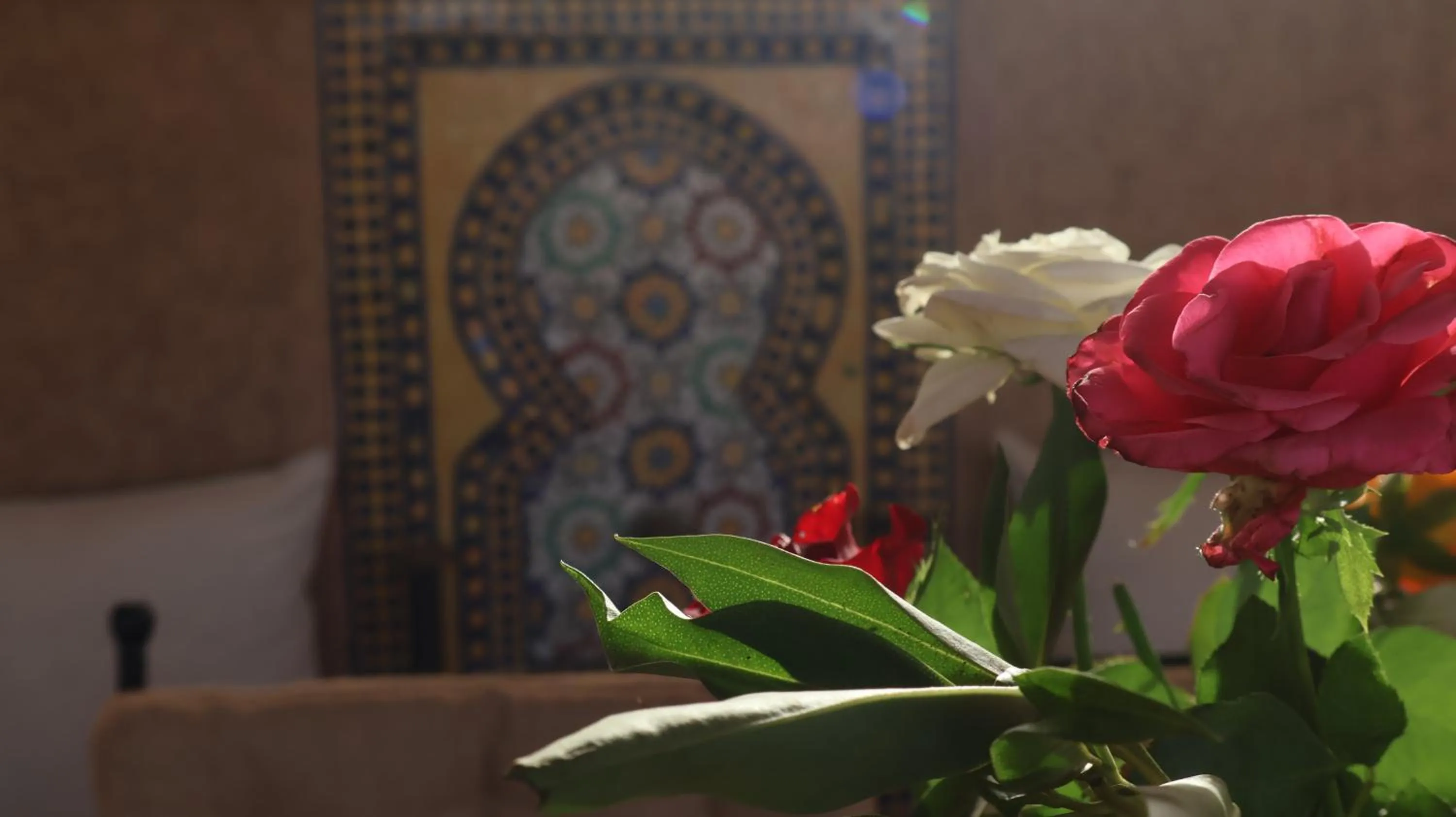 Seating area in Riad Agdal Royal & Spa