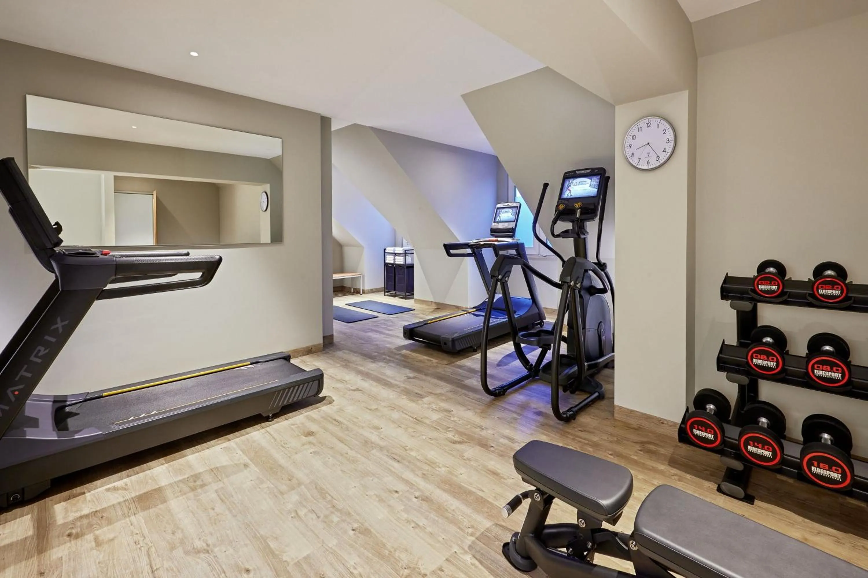 Fitness centre/facilities in Courtyard by Marriott Schwerin