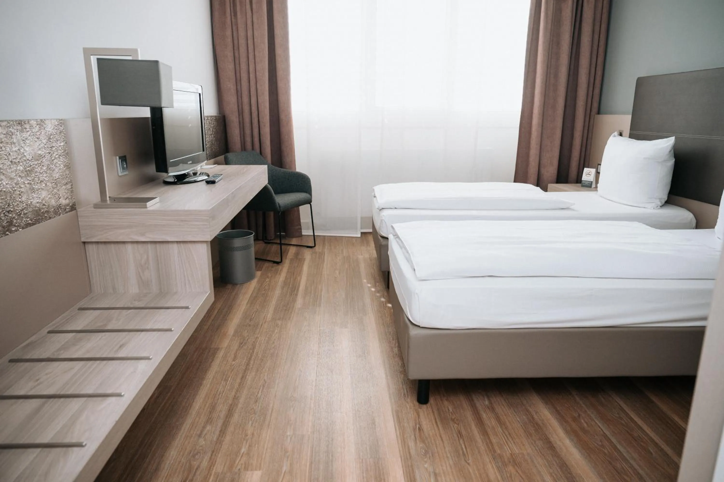 Photo of the whole room, Bed in Feringapark Hotel by Coffee Fellows Hotels