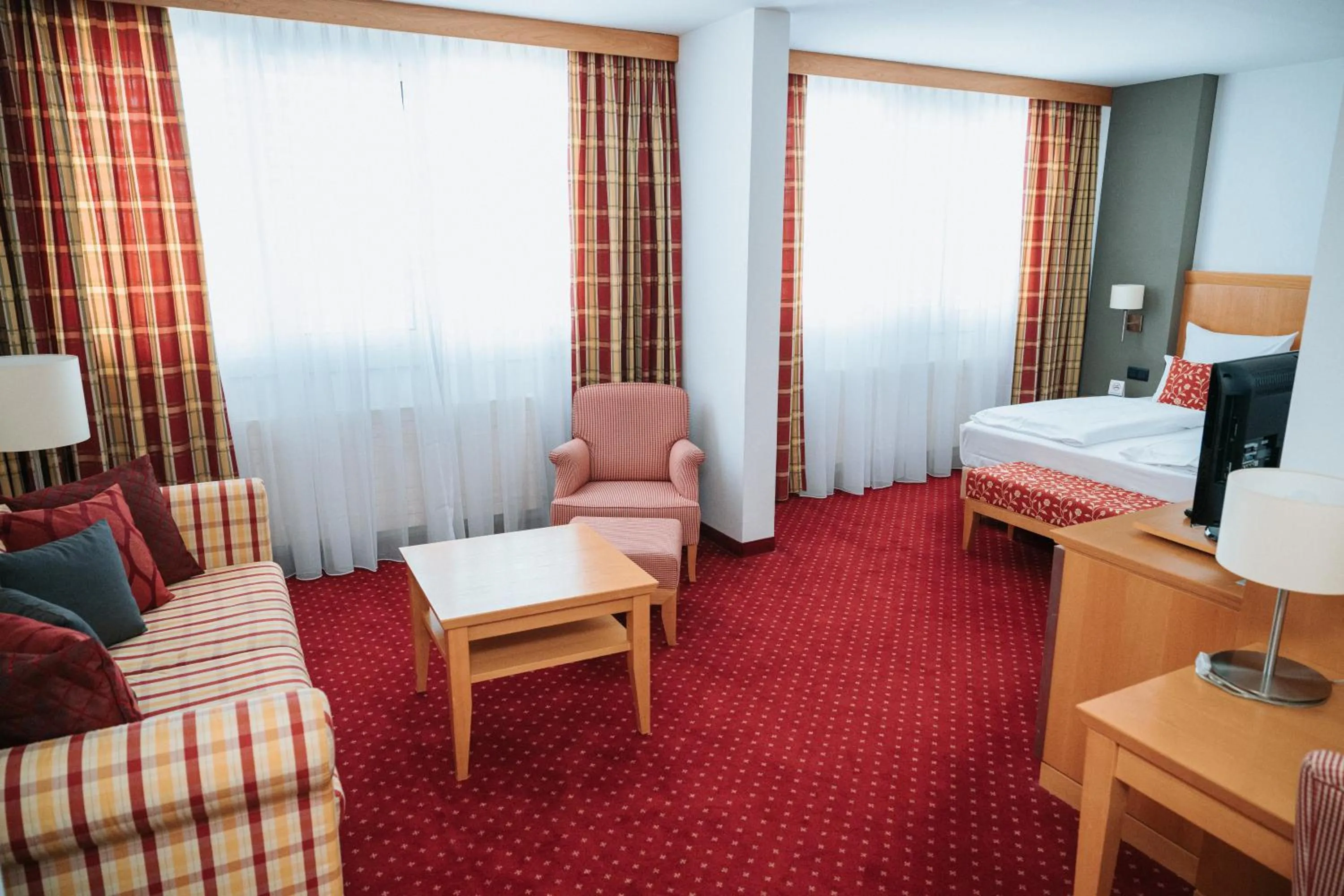 Photo of the whole room, Bed in Feringapark Hotel by Coffee Fellows Hotels