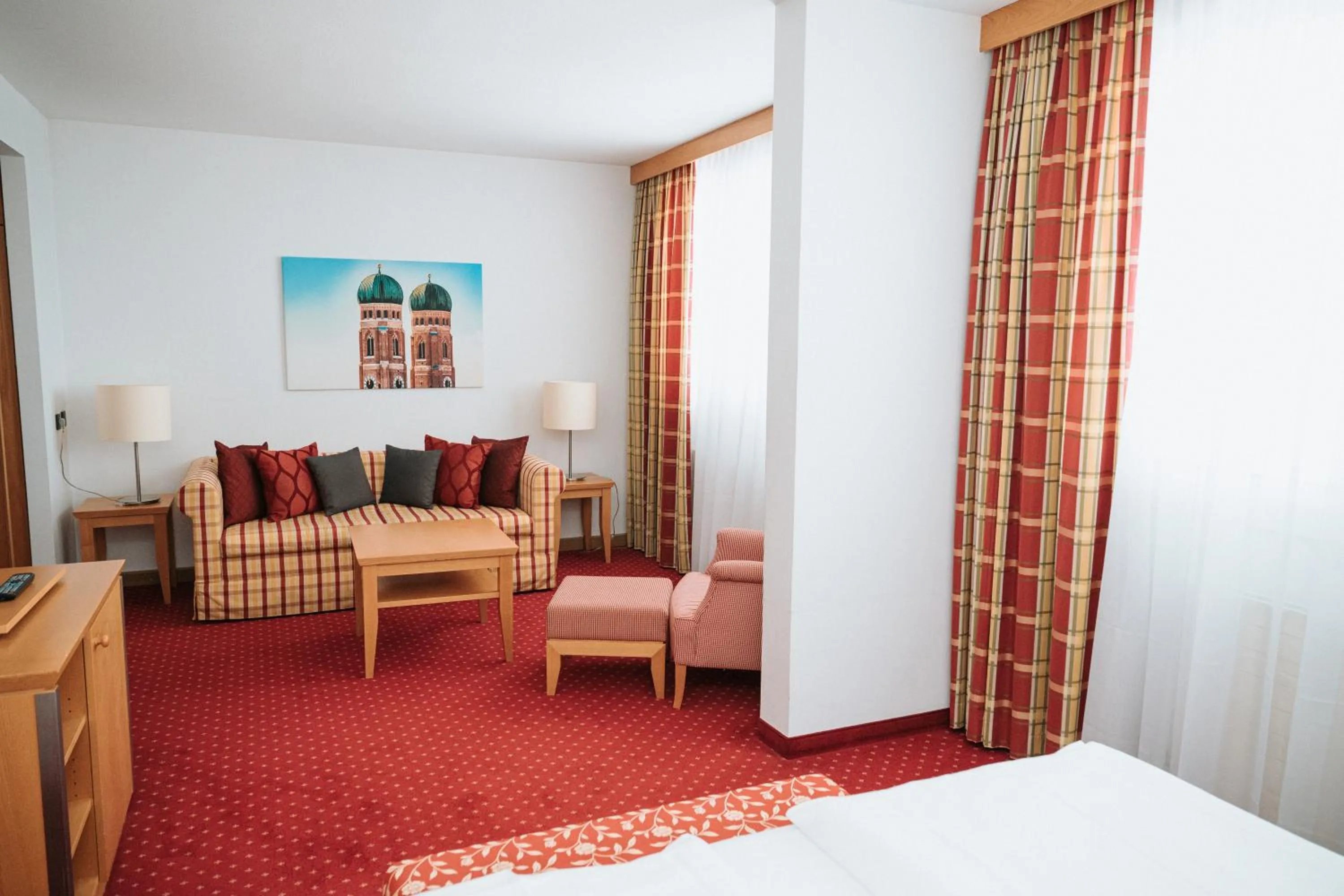 Photo of the whole room, Bed in Feringapark Hotel by Coffee Fellows Hotels