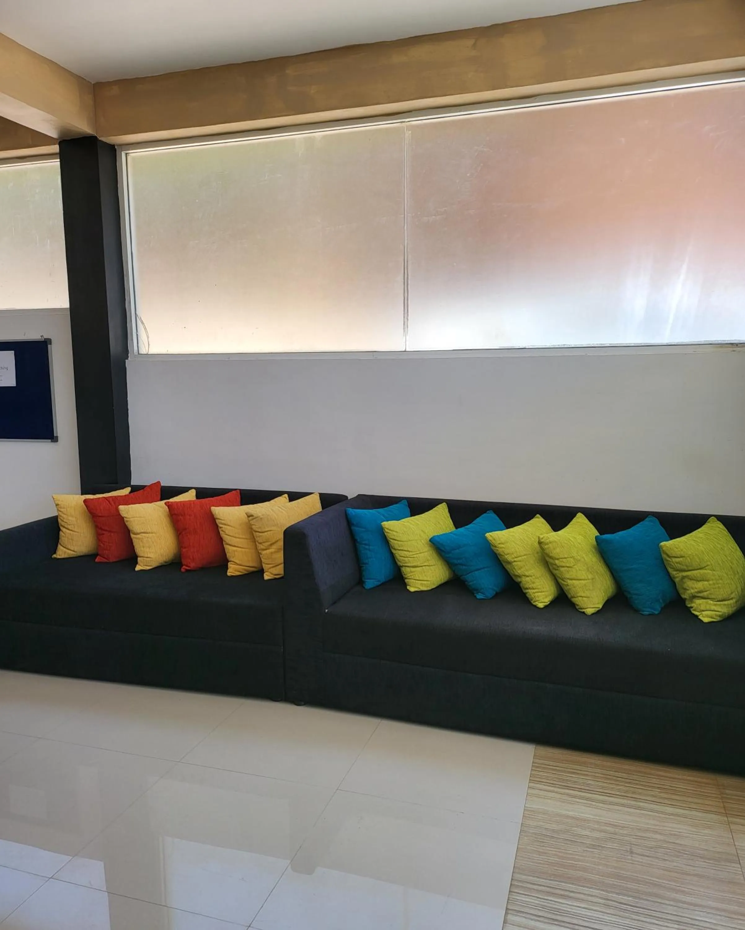 Seating area in One World Mirissa