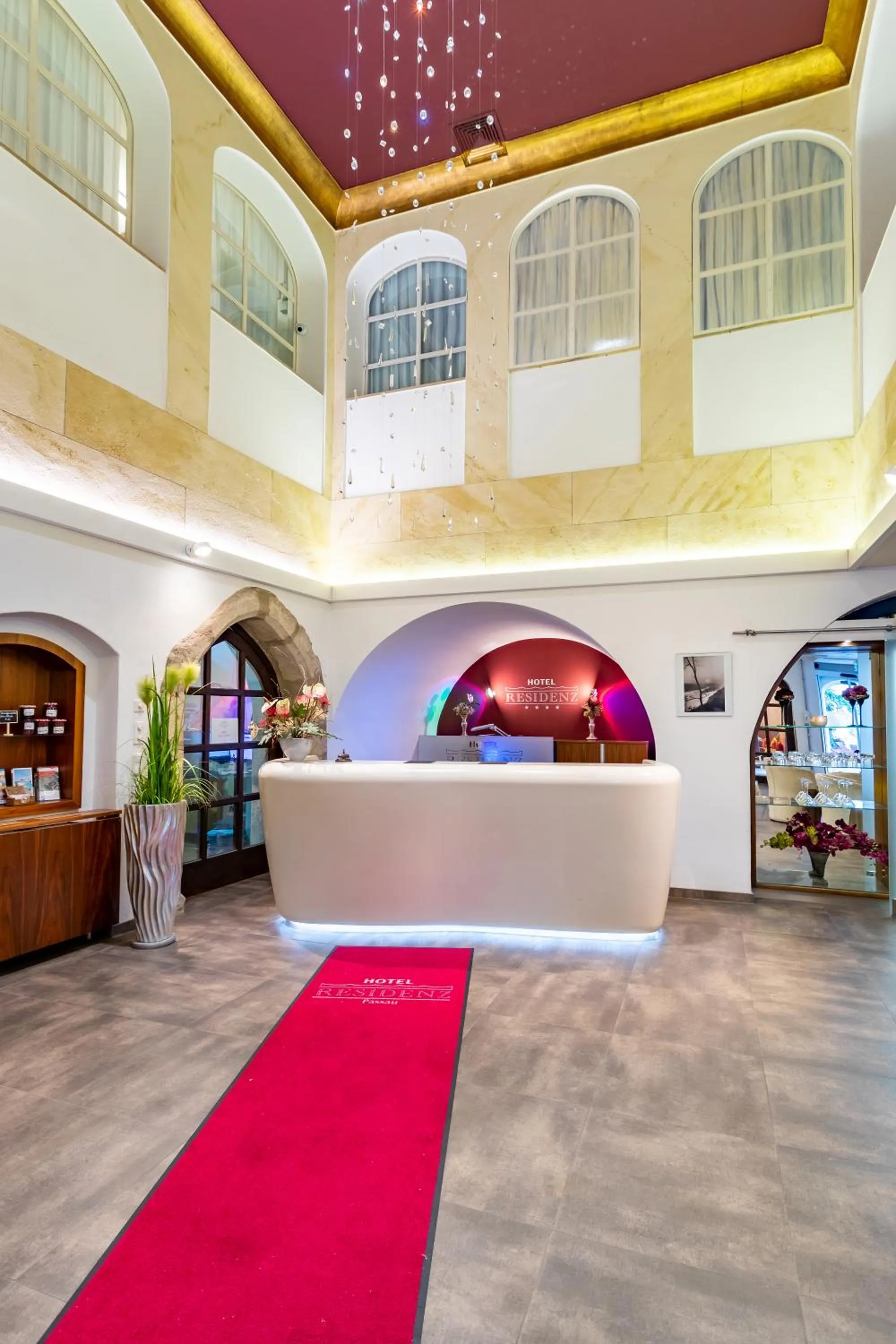 Lobby or reception in Hotel Residenz Passau