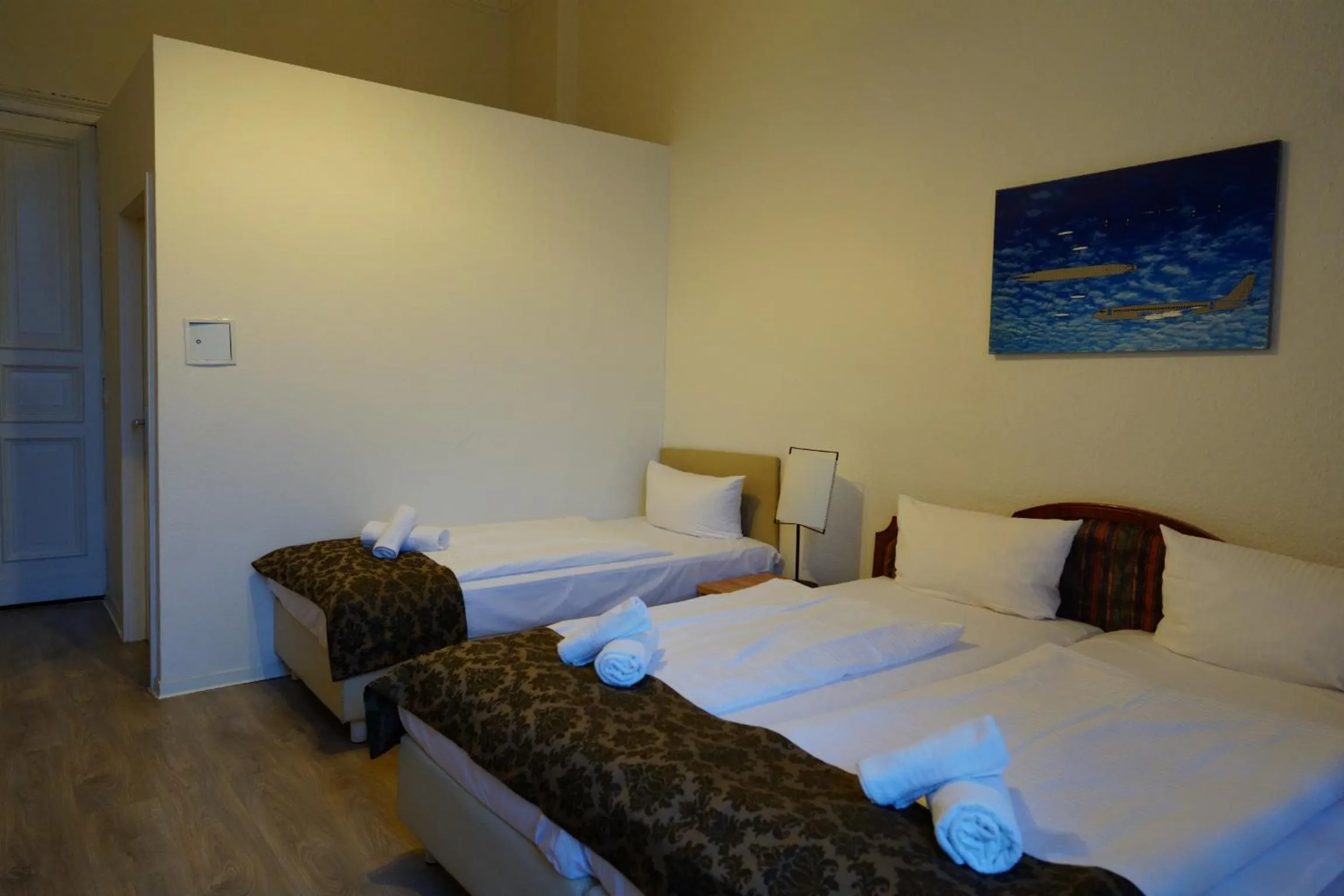 Photo of the whole room, Bed in City Pension Berlin