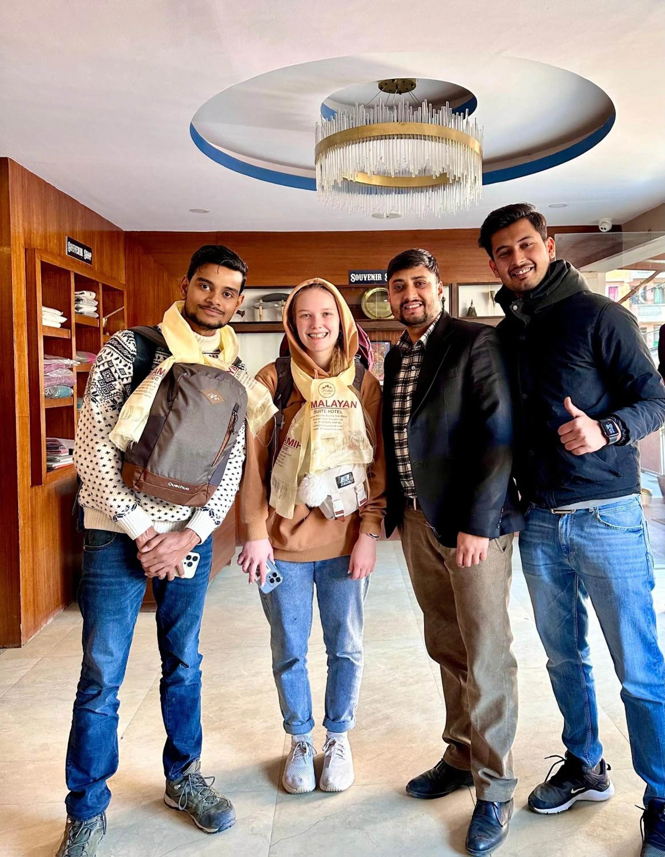 Lobby or reception in Himalayan Suite Hotel