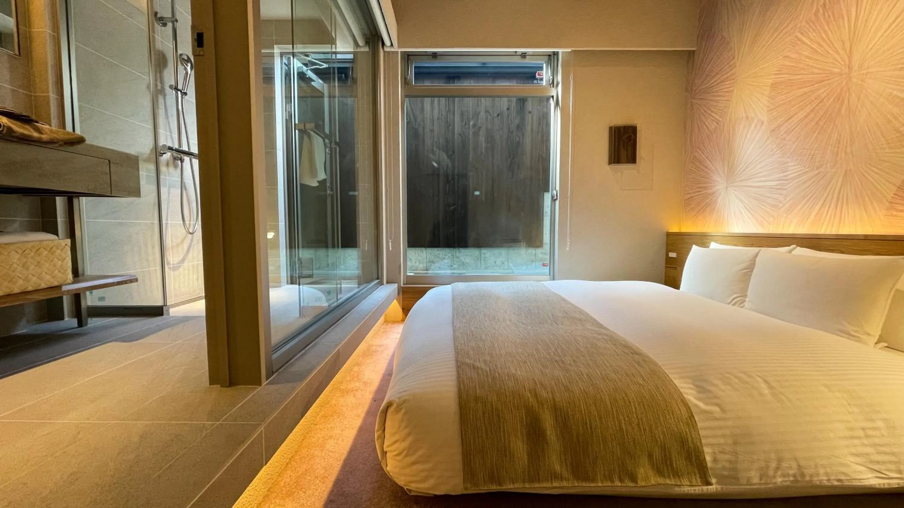 Bedroom, Bed in Nazuna Kyoto Tsubaki St.