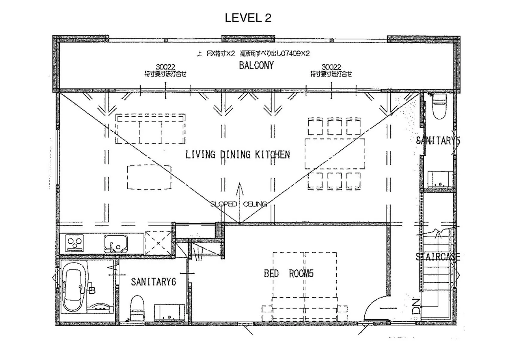 Floor plan in Villa Rochalie by HHG