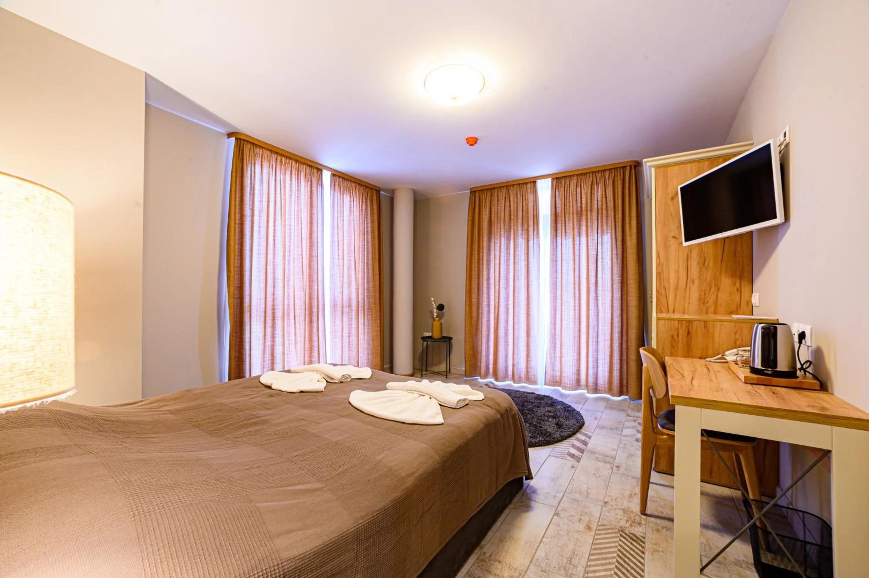 Bed in Antique Boutique Hotel