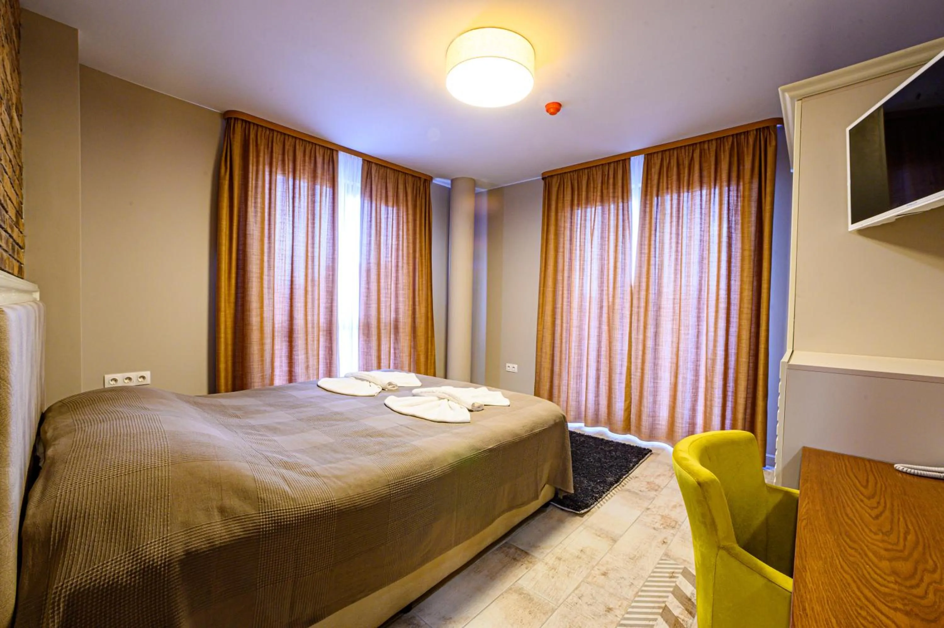 Bed in Antique Boutique Hotel