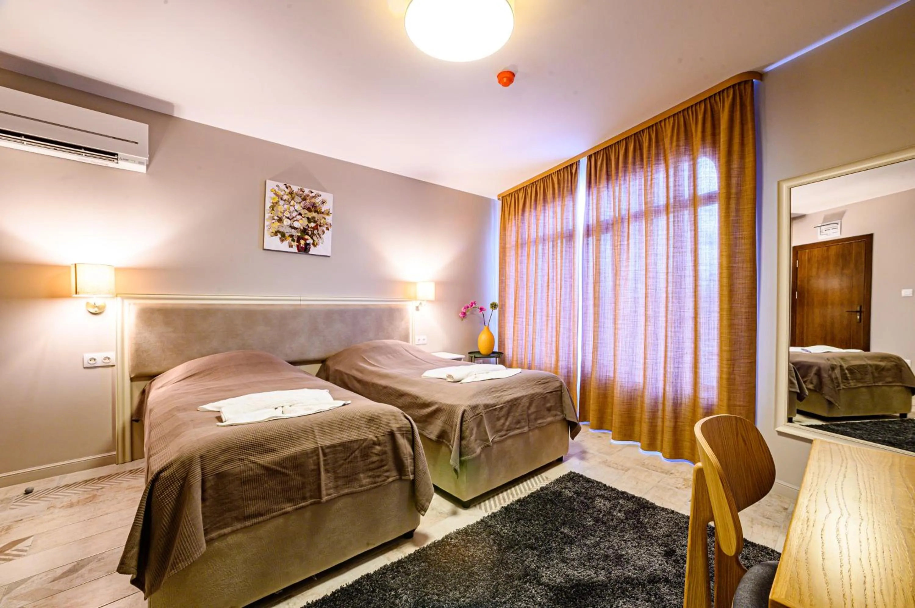 Bed in Antique Boutique Hotel