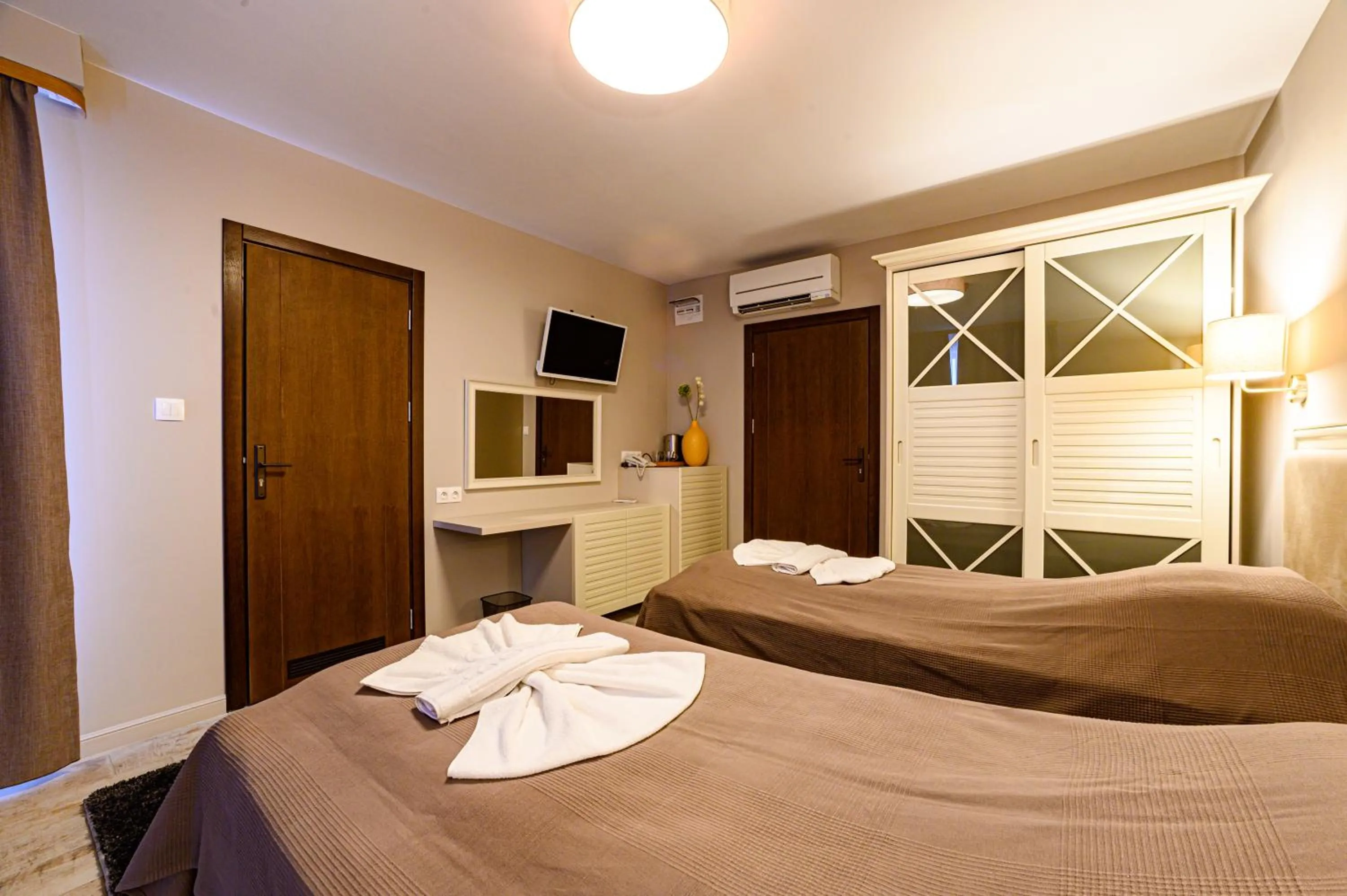 Bed in Antique Boutique Hotel