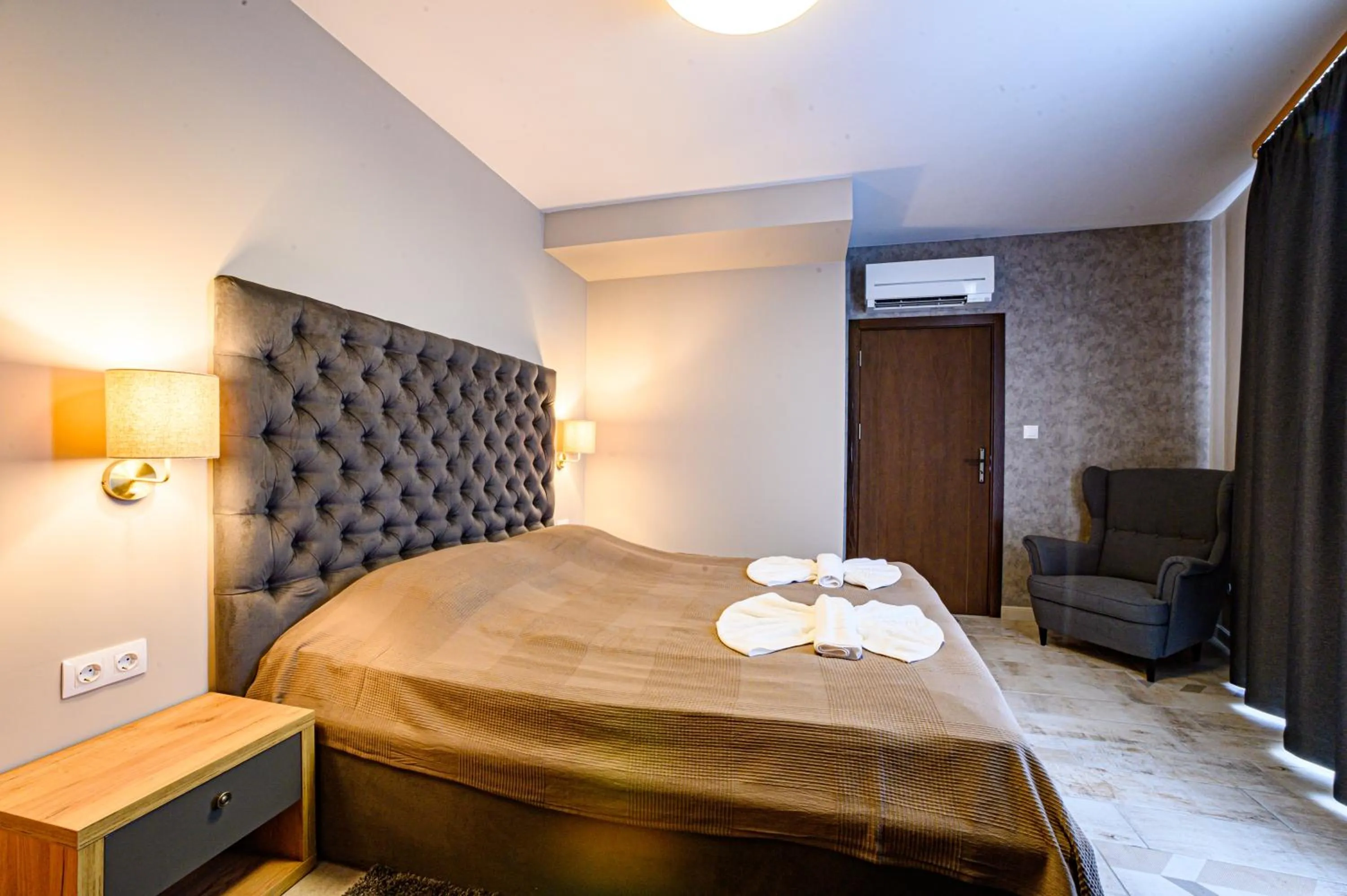 Bed in Antique Boutique Hotel