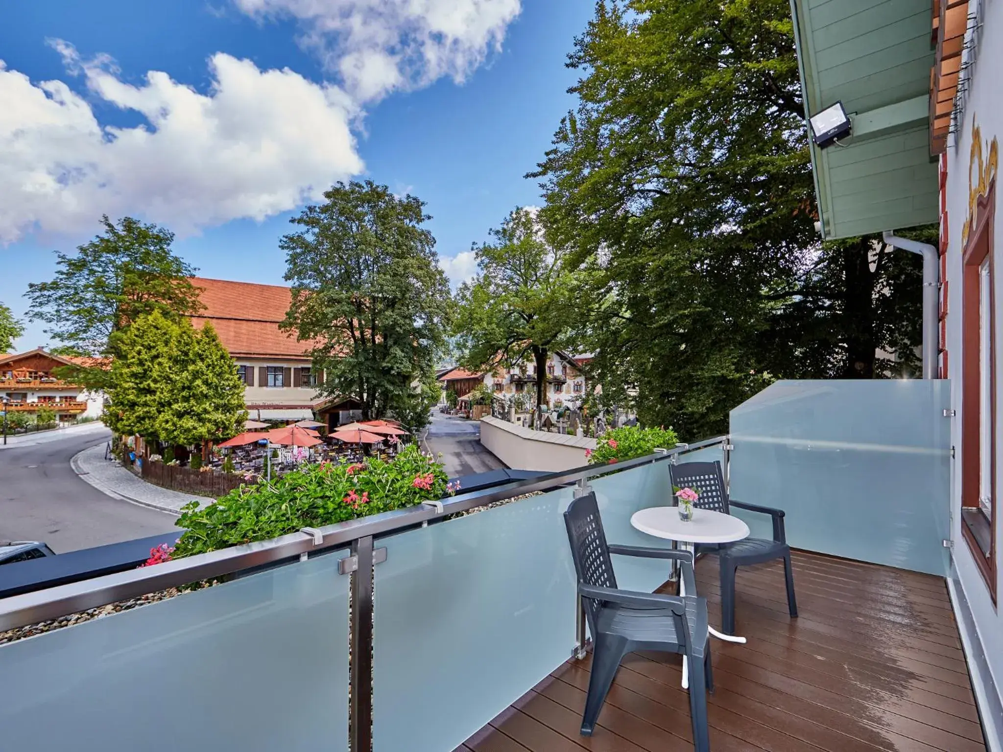 Balcony/Terrace in AKZENT Hotel Turmwirt ***S