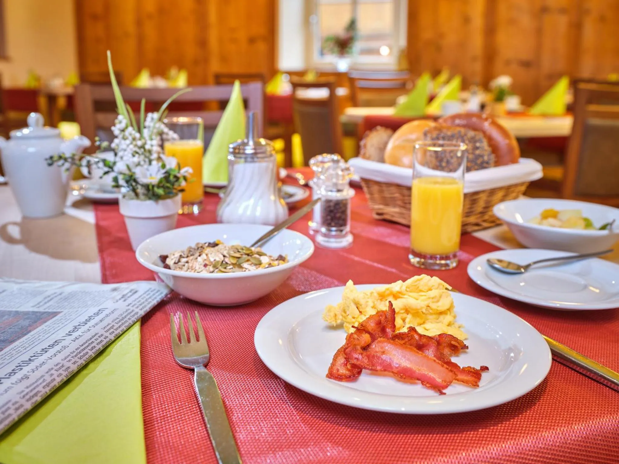 Food and drinks in AKZENT Hotel Turmwirt ***S