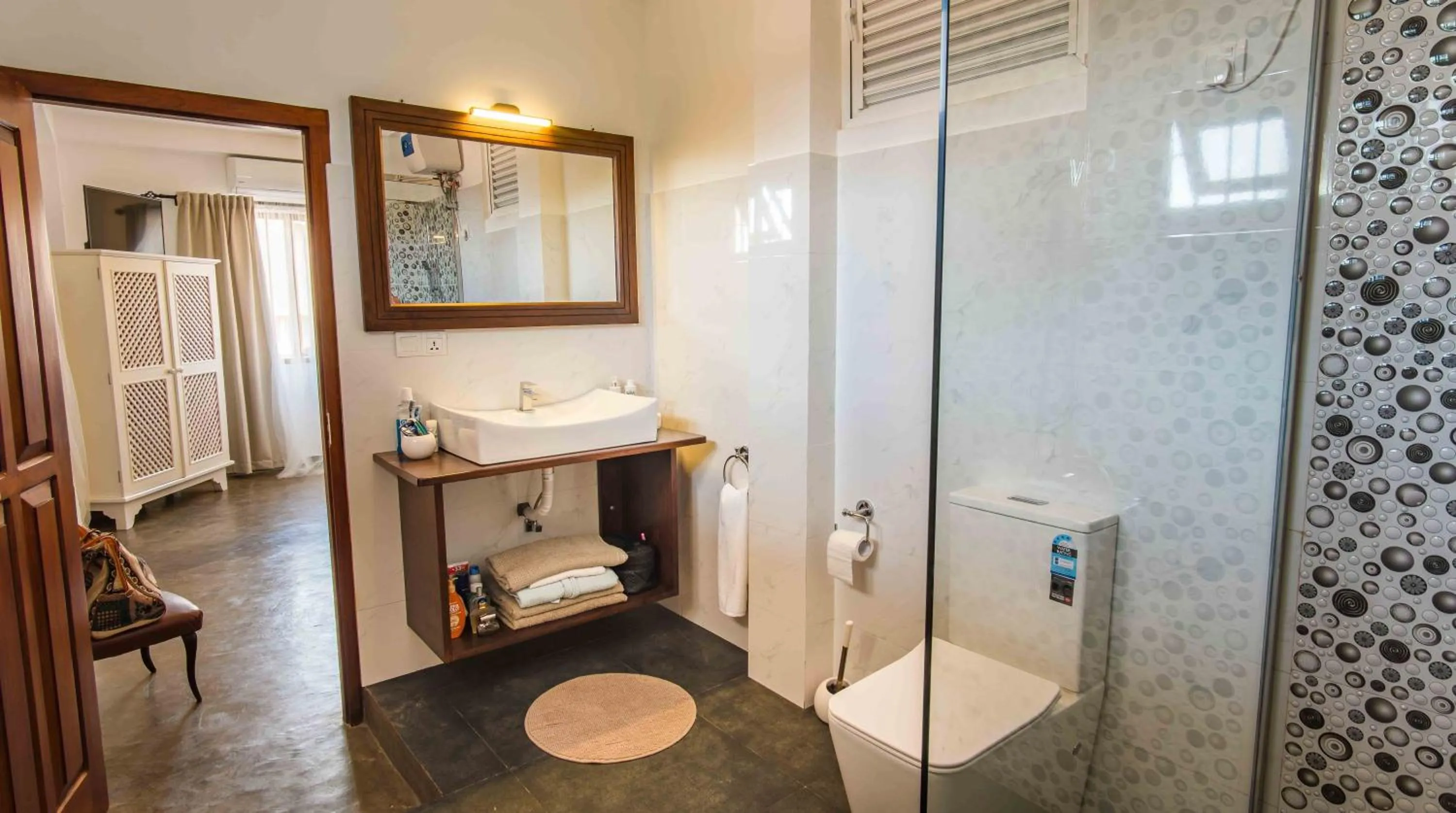 Bathroom in Brixia Cafe & Guest