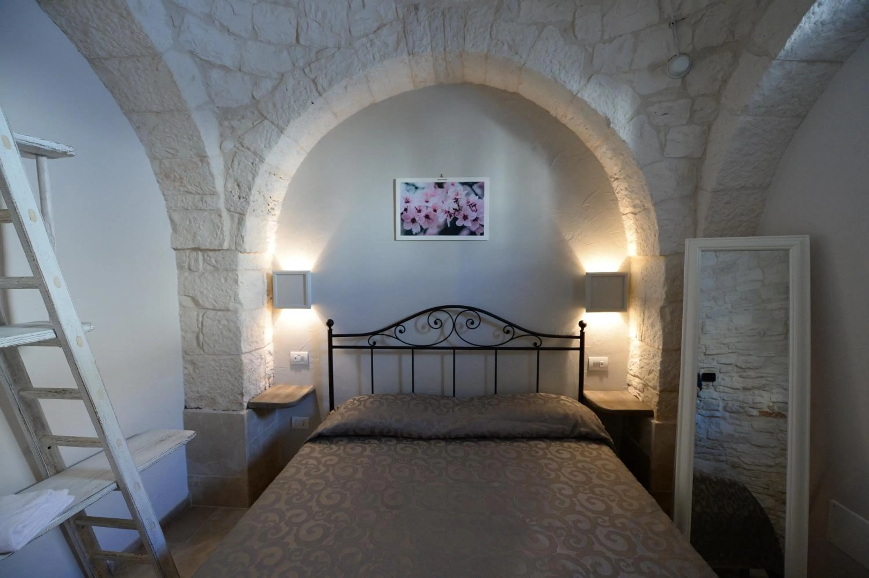 Bedroom, Bed in Trullo A Casedd