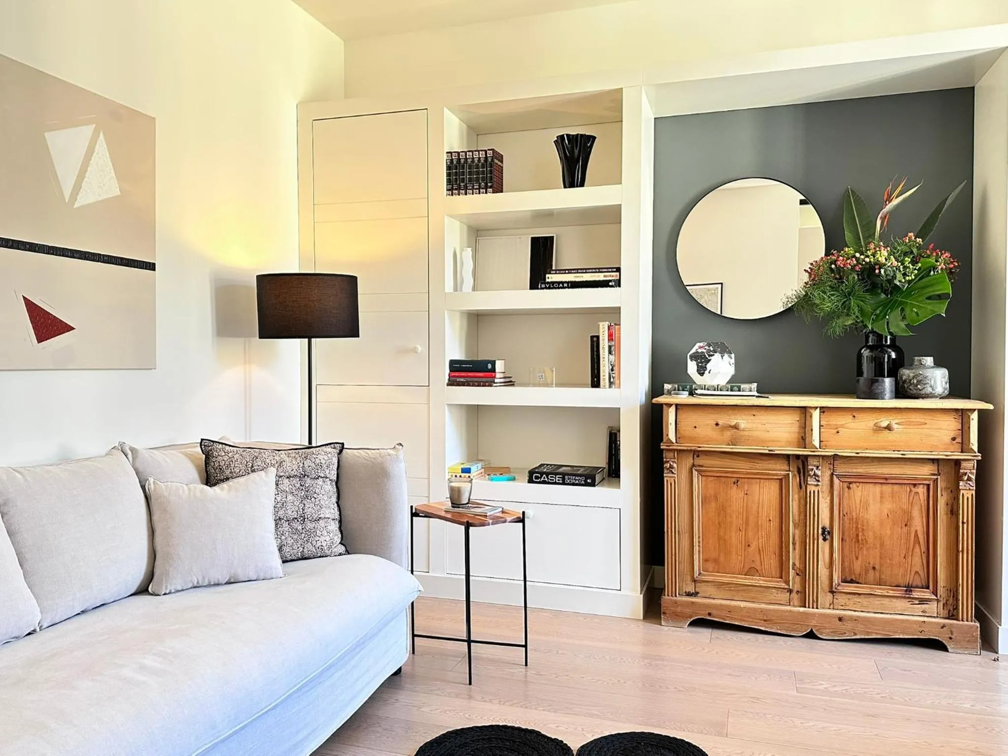 Living room in Lily Pads -Elegant apartment- in the city center