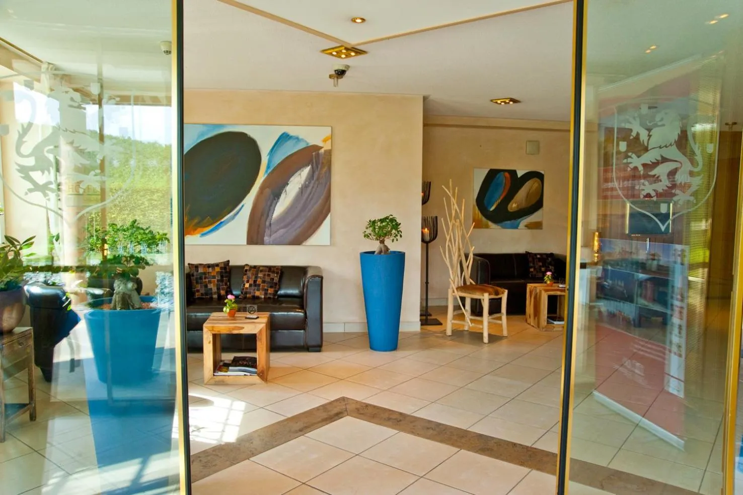 Lobby or reception in Hotel Hofgut Georgenthal