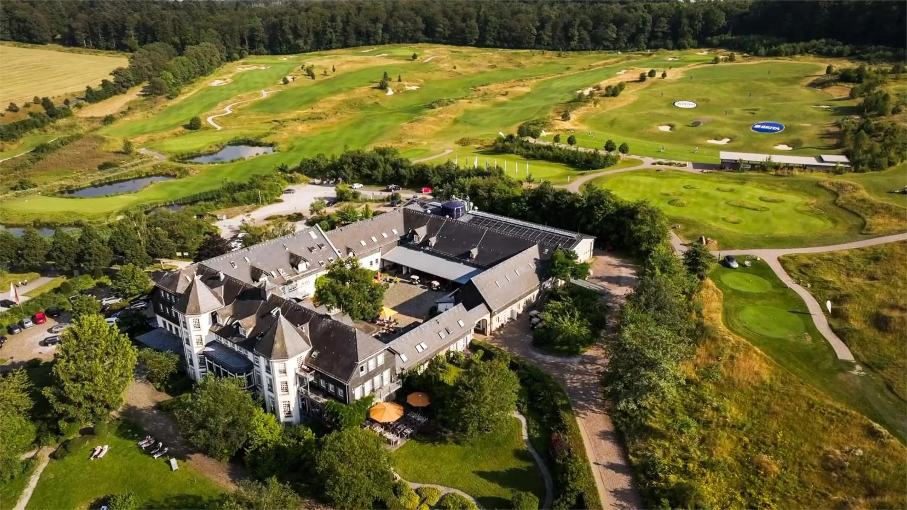 Bird's eye view in Hotel Hofgut Georgenthal
