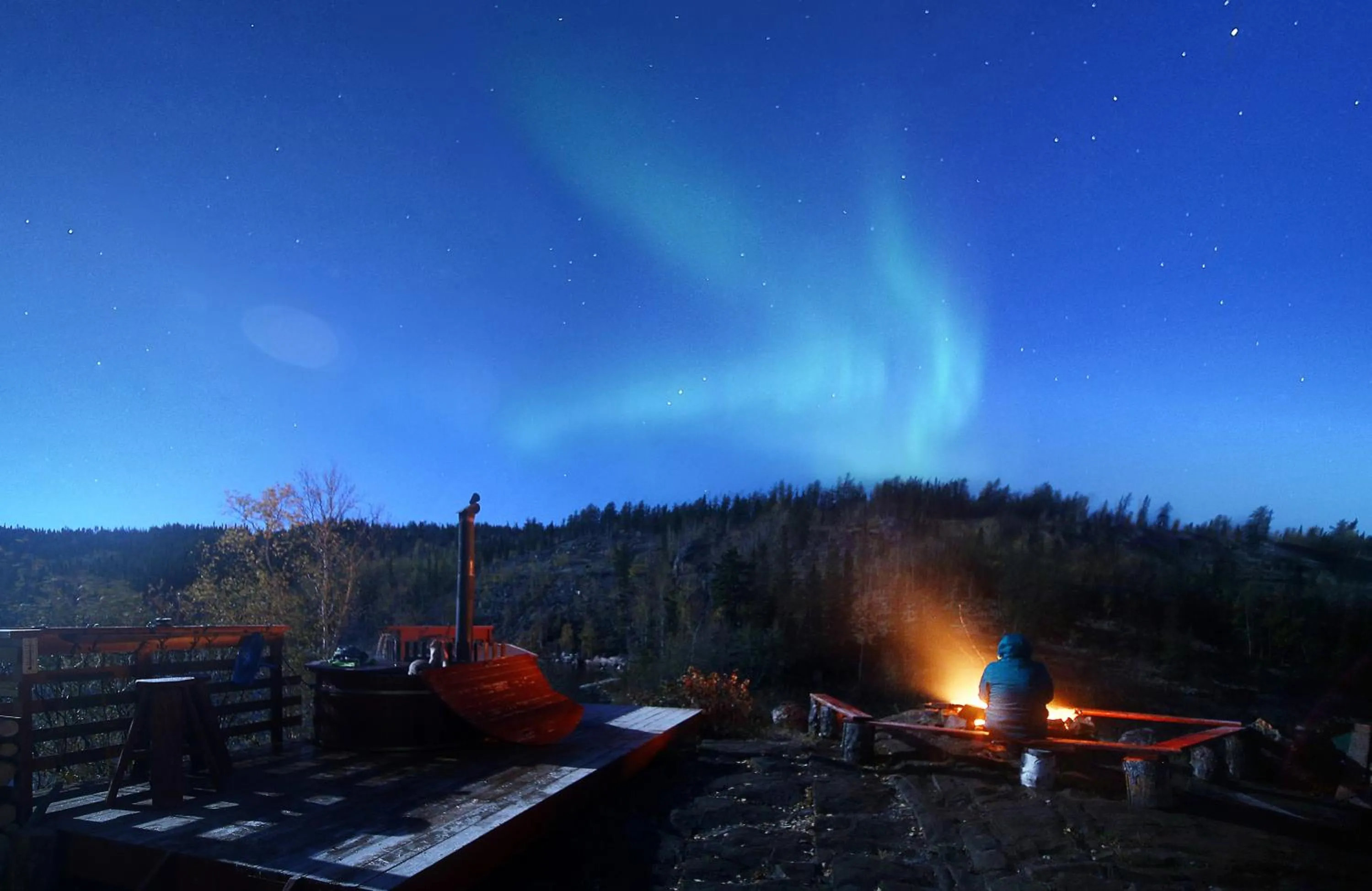 Night in Yellow Dog Lodge, Inc.