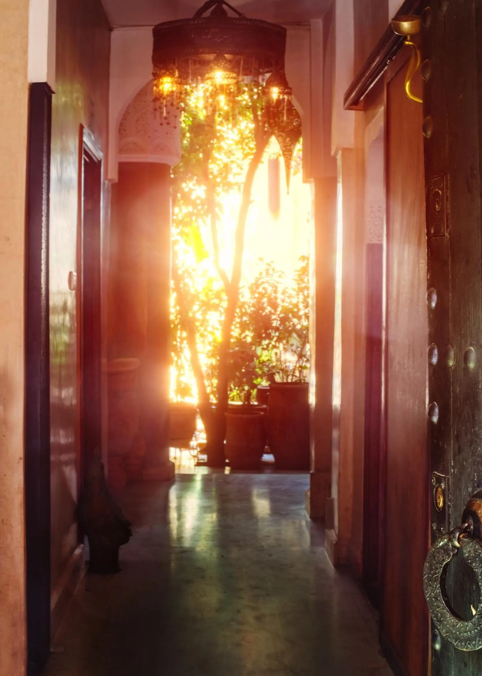 Facade/entrance in Riad Roxanne