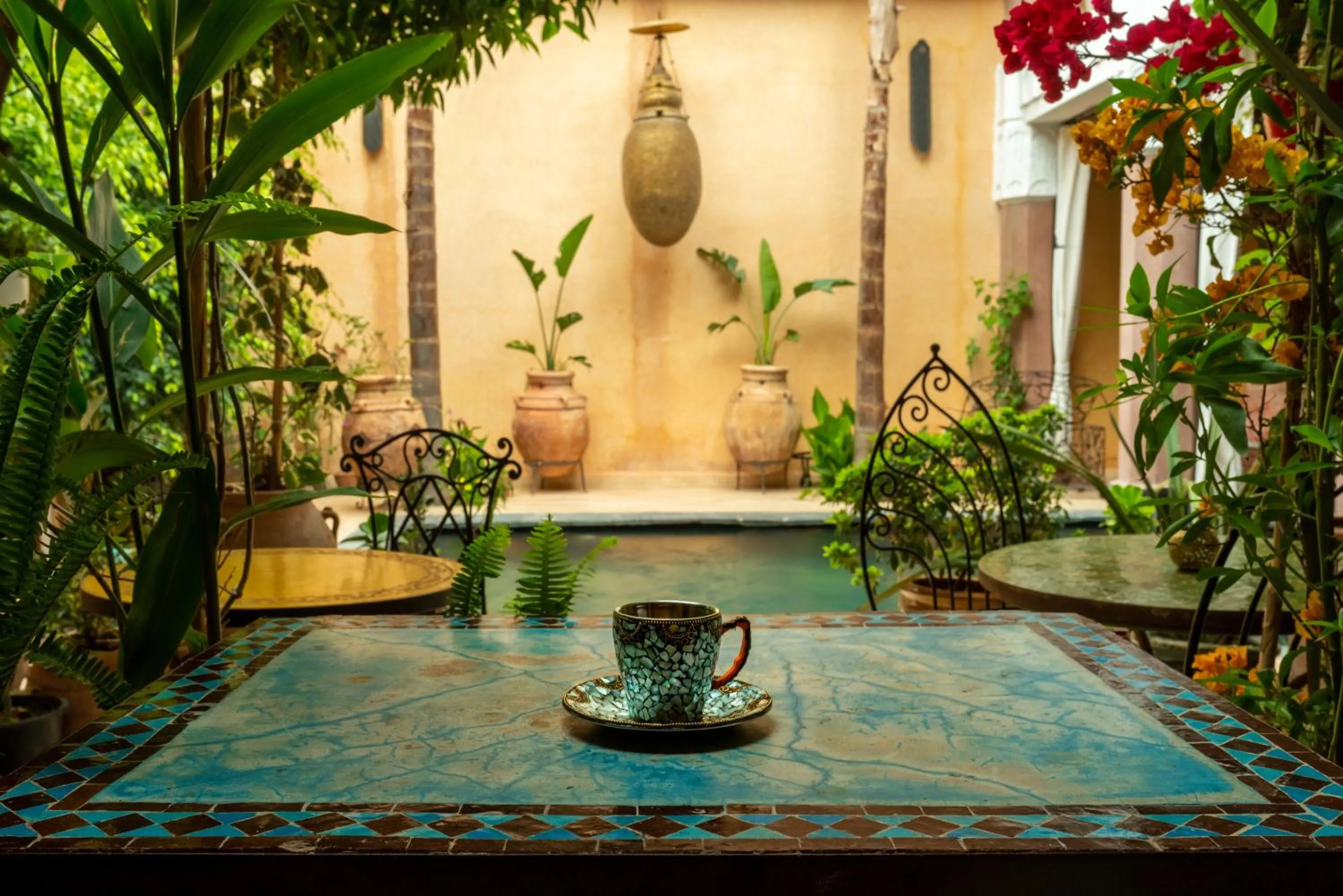 Patio in Riad Roxanne