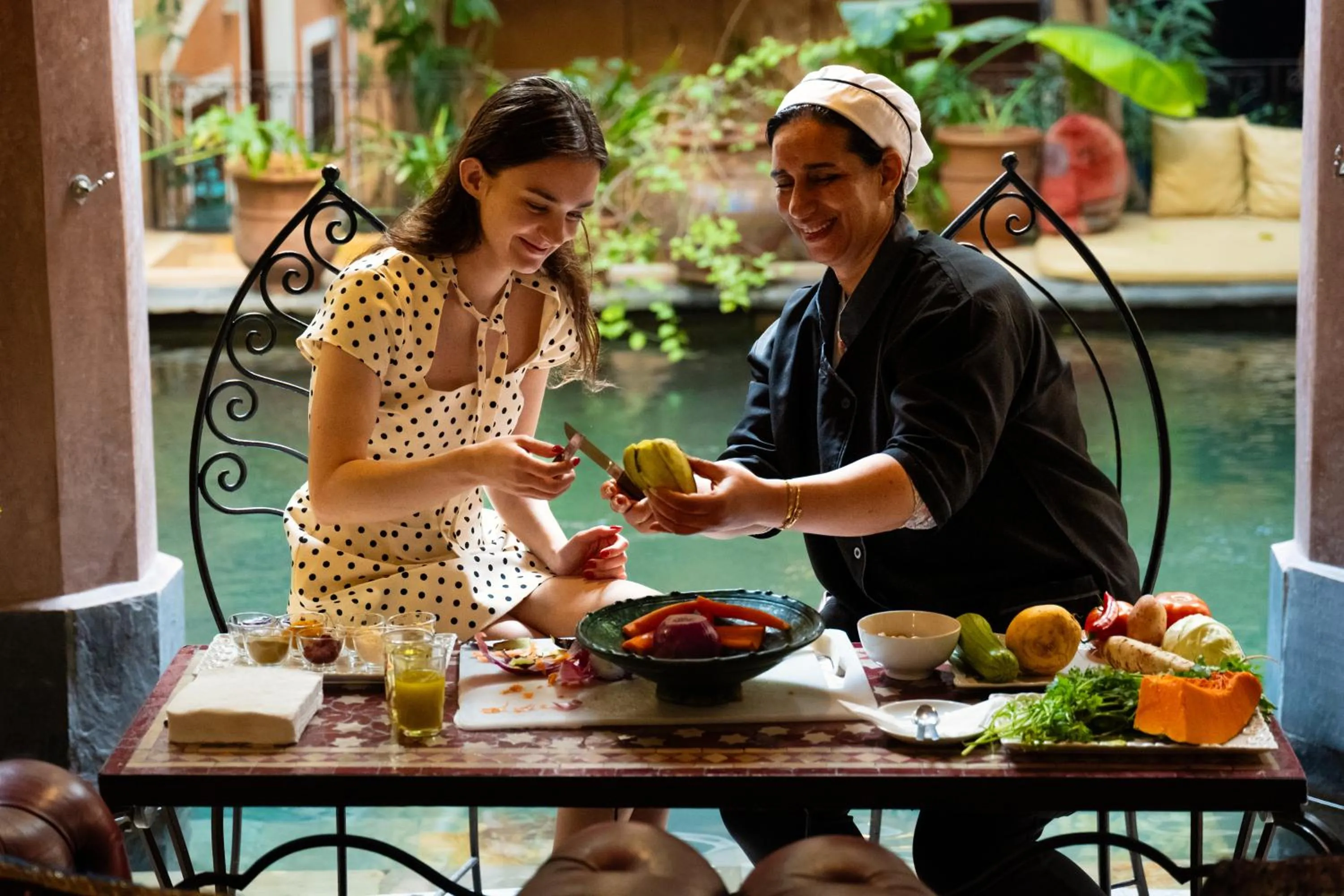 Restaurant/places to eat in Riad Roxanne