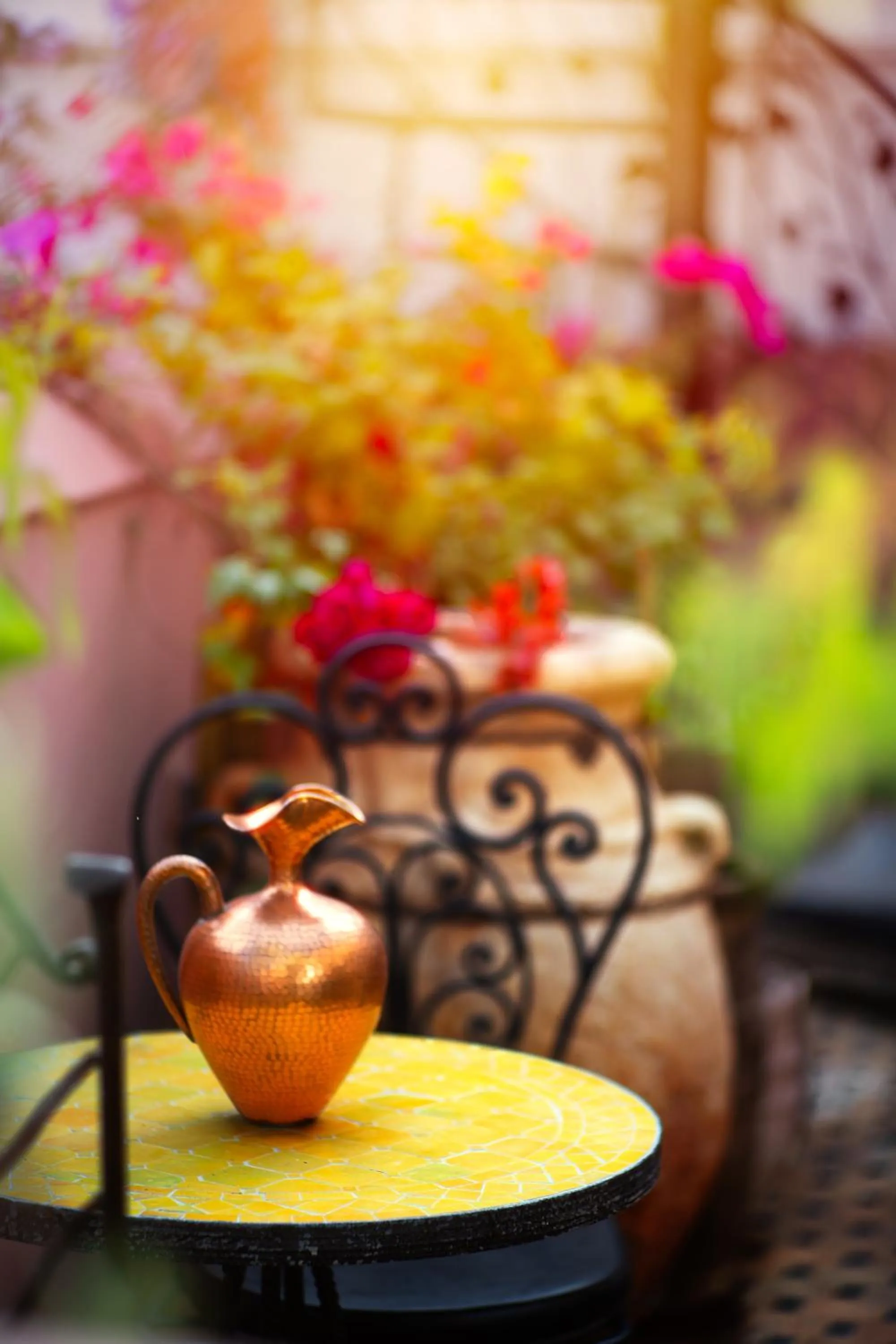 Patio in Riad Roxanne