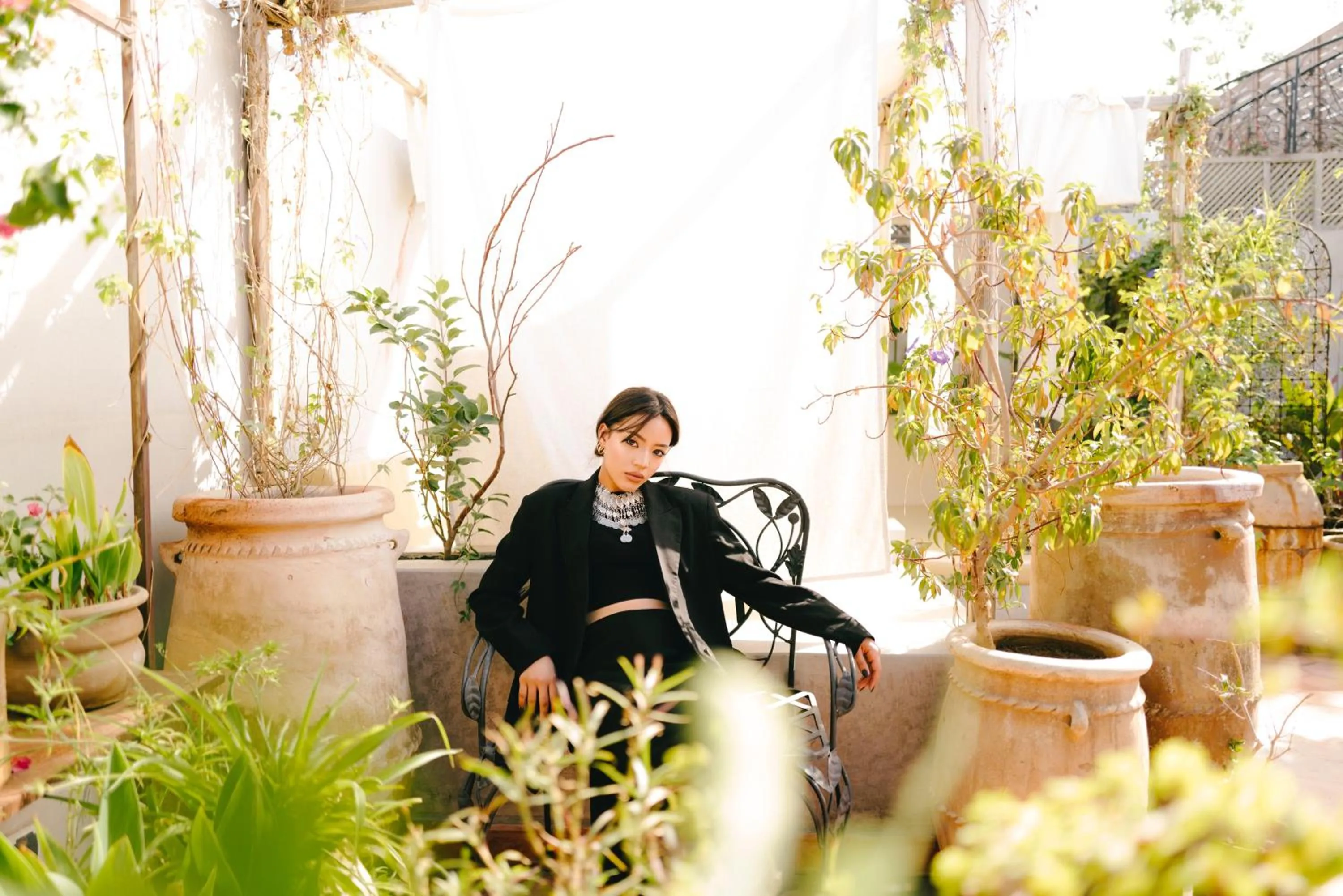 Patio in Riad Roxanne