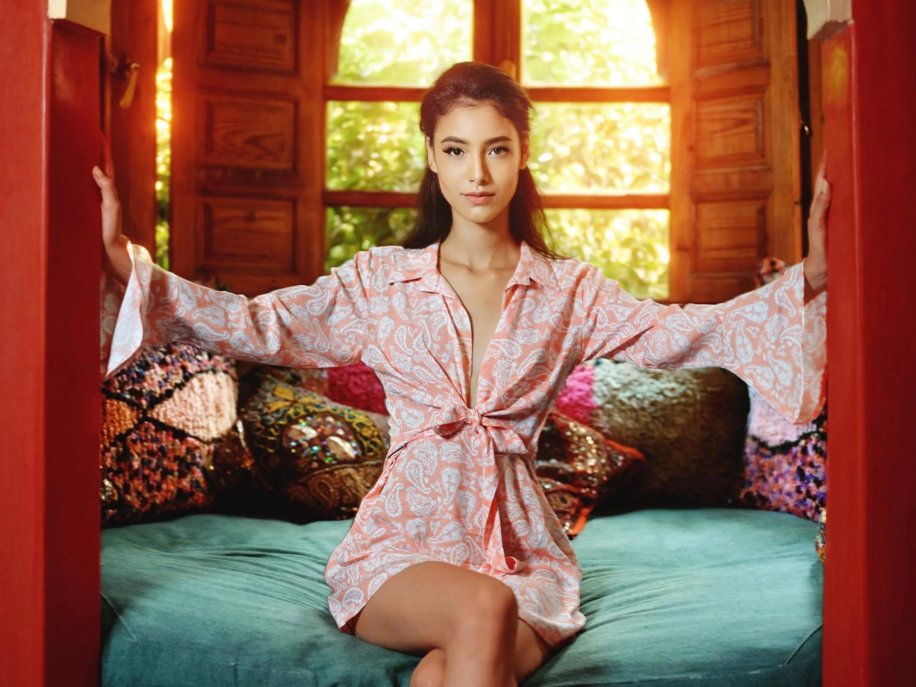 Seating area in Riad Roxanne