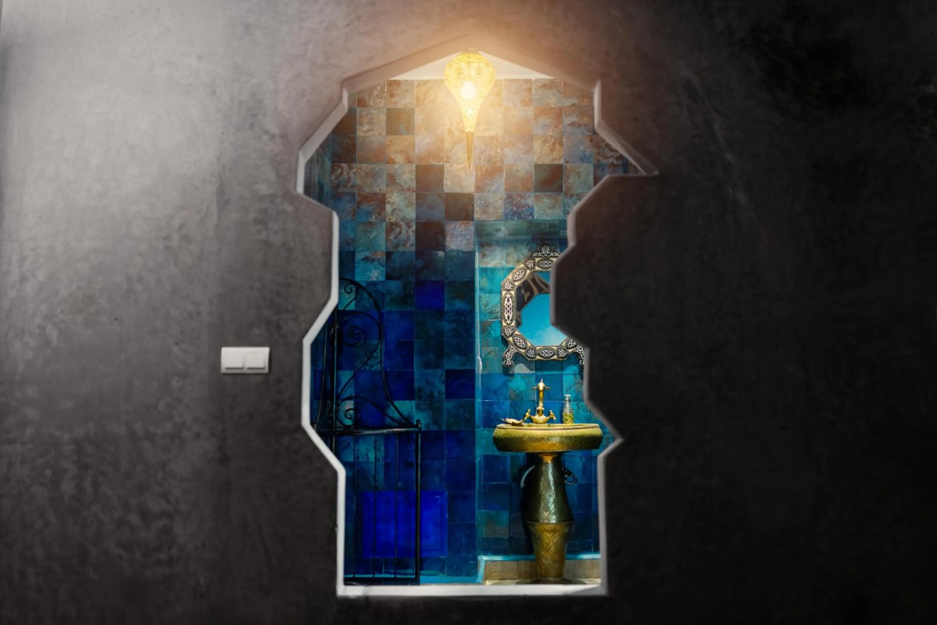 Bathroom in Riad Roxanne