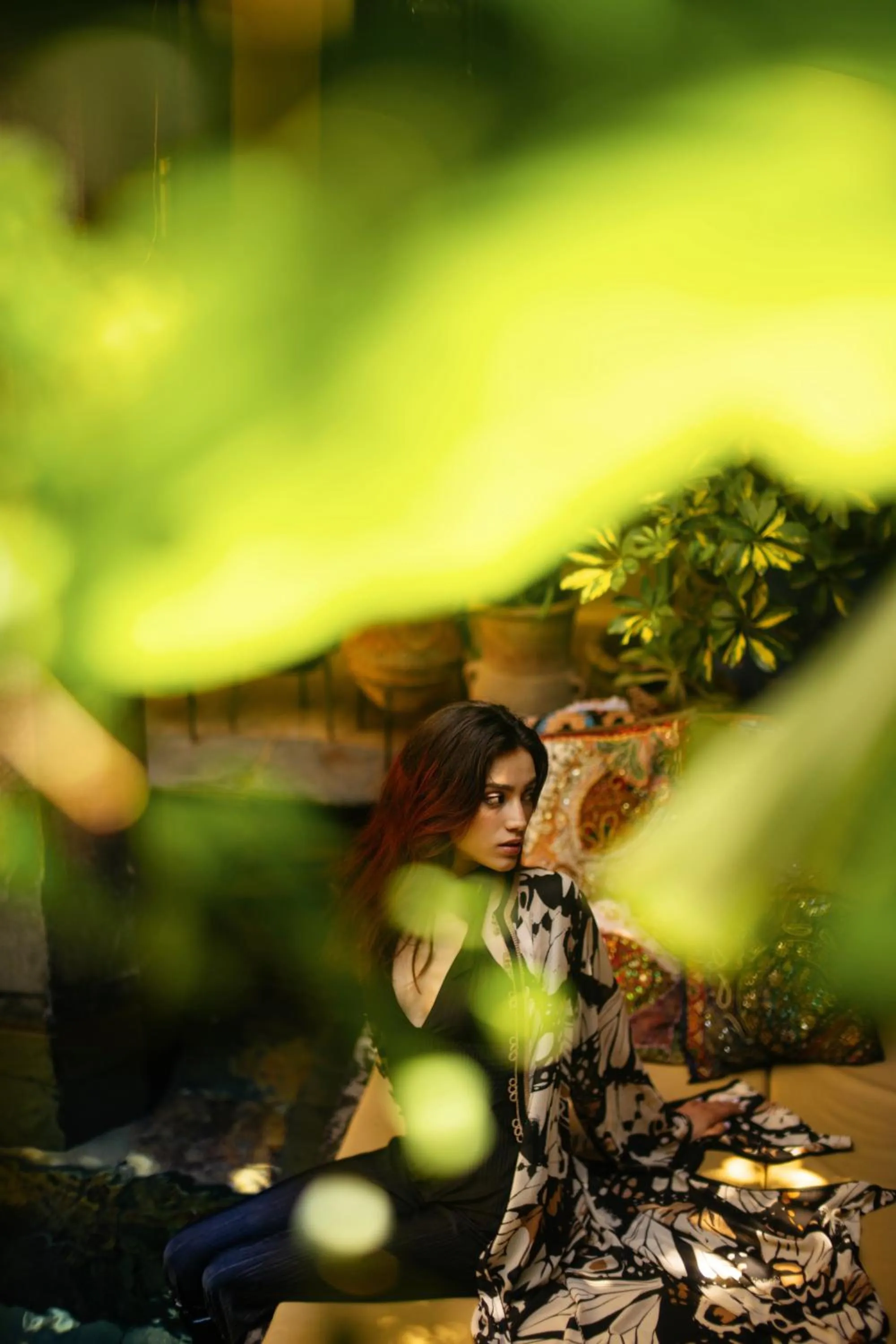 Communal lounge/ TV room in Riad Roxanne