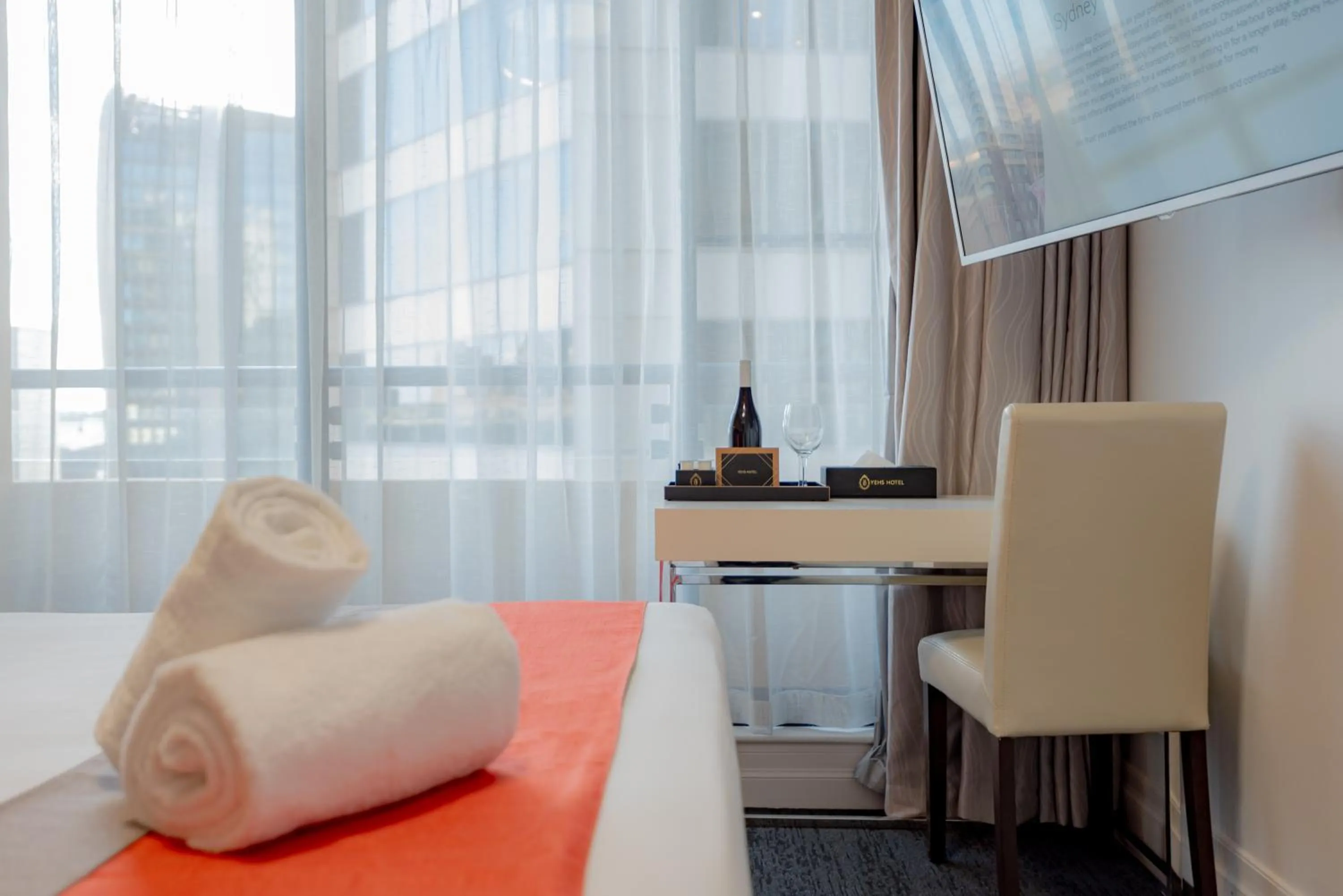 Seating area in YEHS Hotel Sydney Harbour Suites