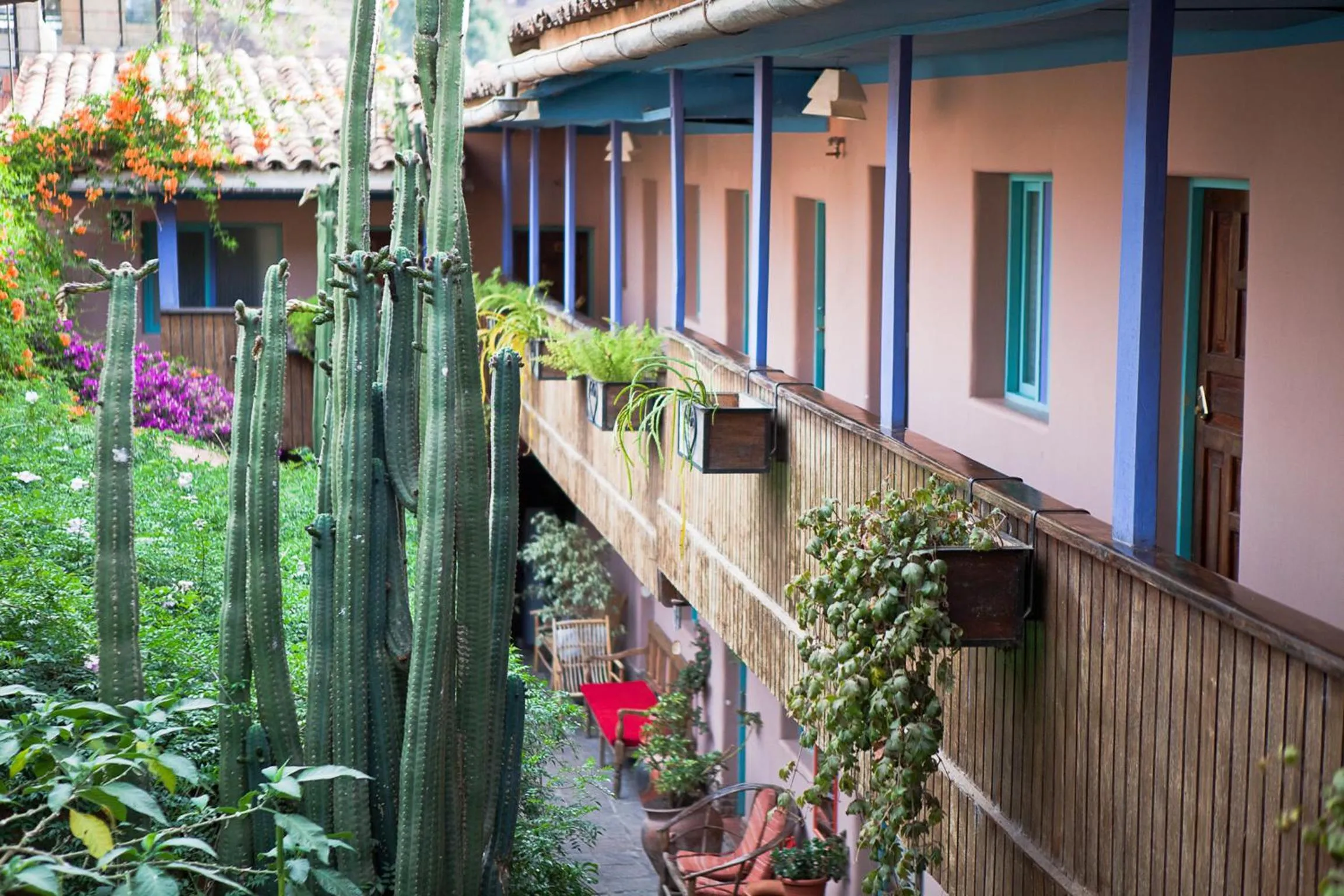 Patio in Pisac Inn