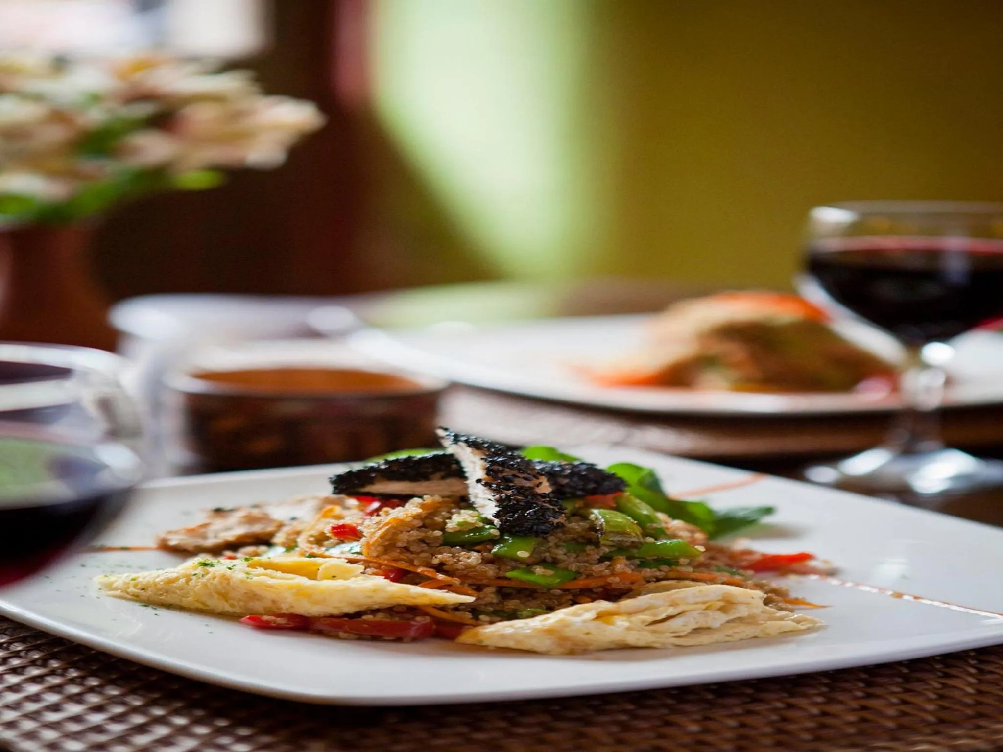 Food and drinks in Pisac Inn