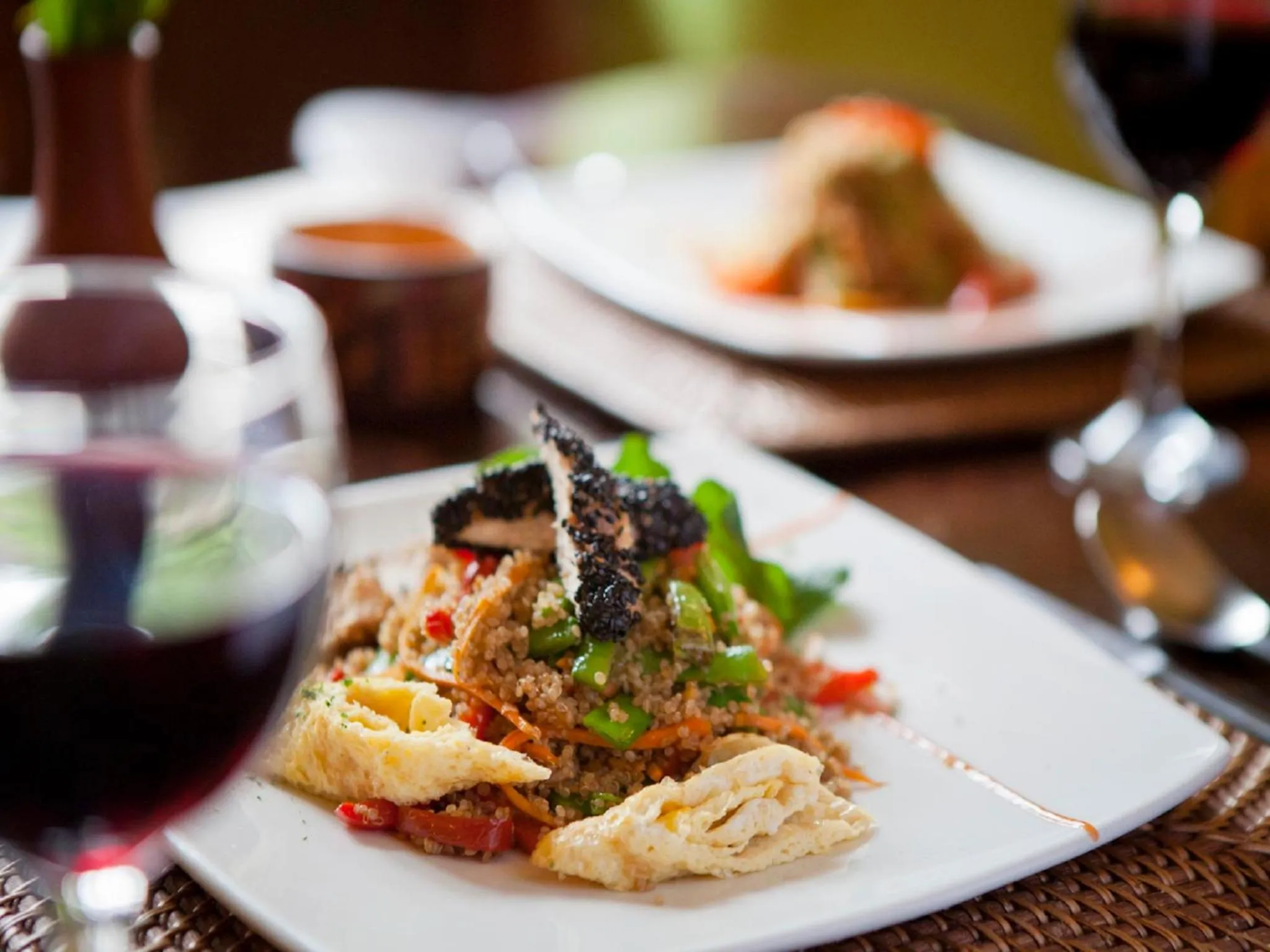 Food close-up in Pisac Inn