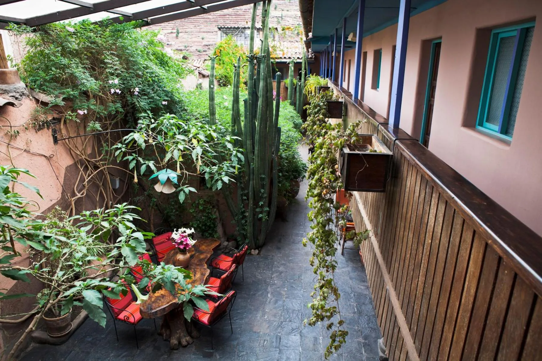 Patio in Pisac Inn