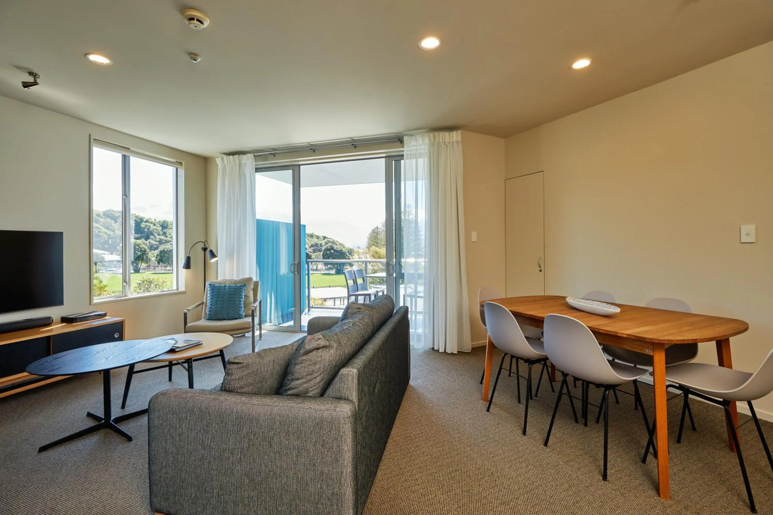 Living room in Kaikoura Luxury Apartments - Formerly Waves Luxury Apartments