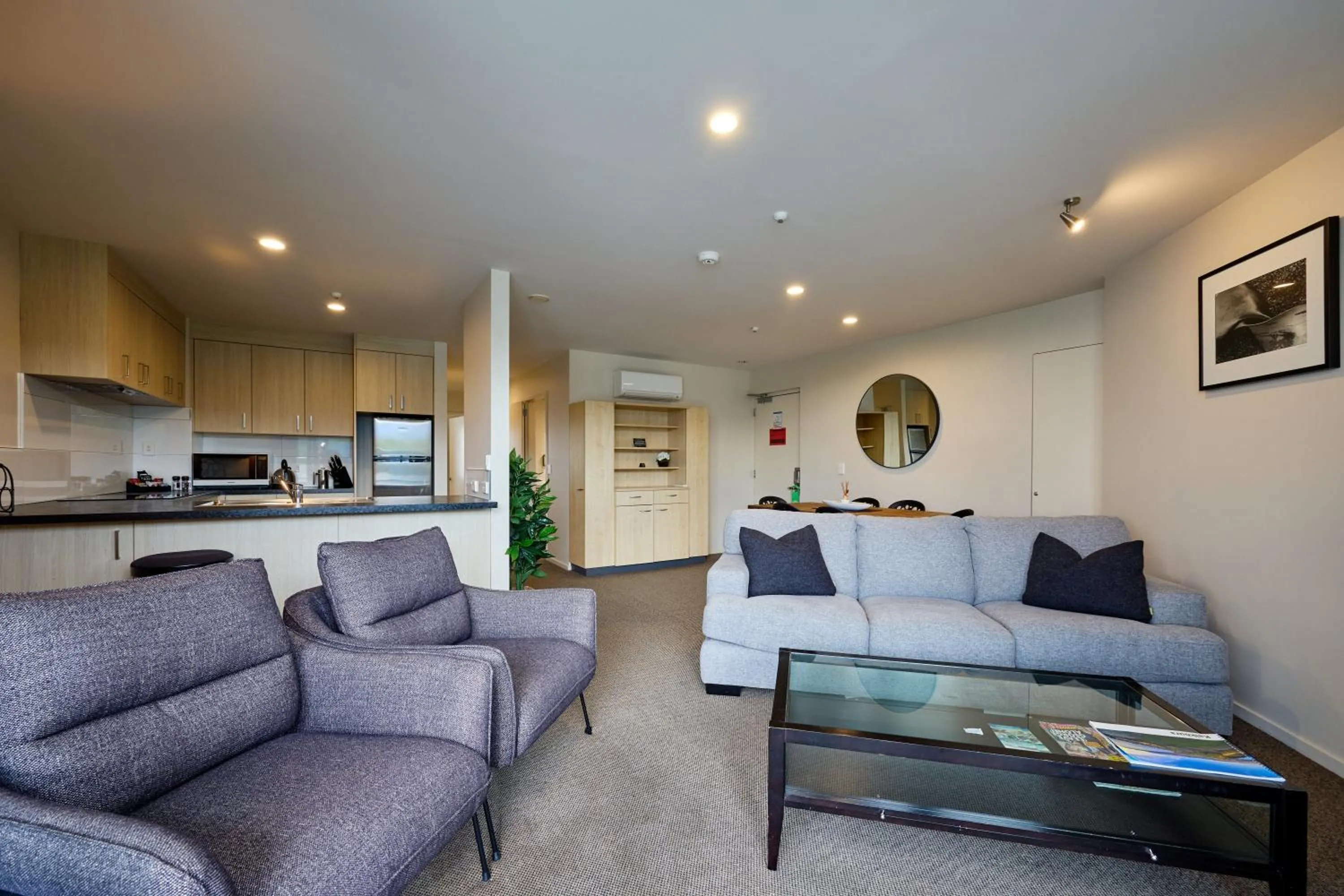Living room in Kaikoura Luxury Apartments - Formerly Waves Luxury Apartments