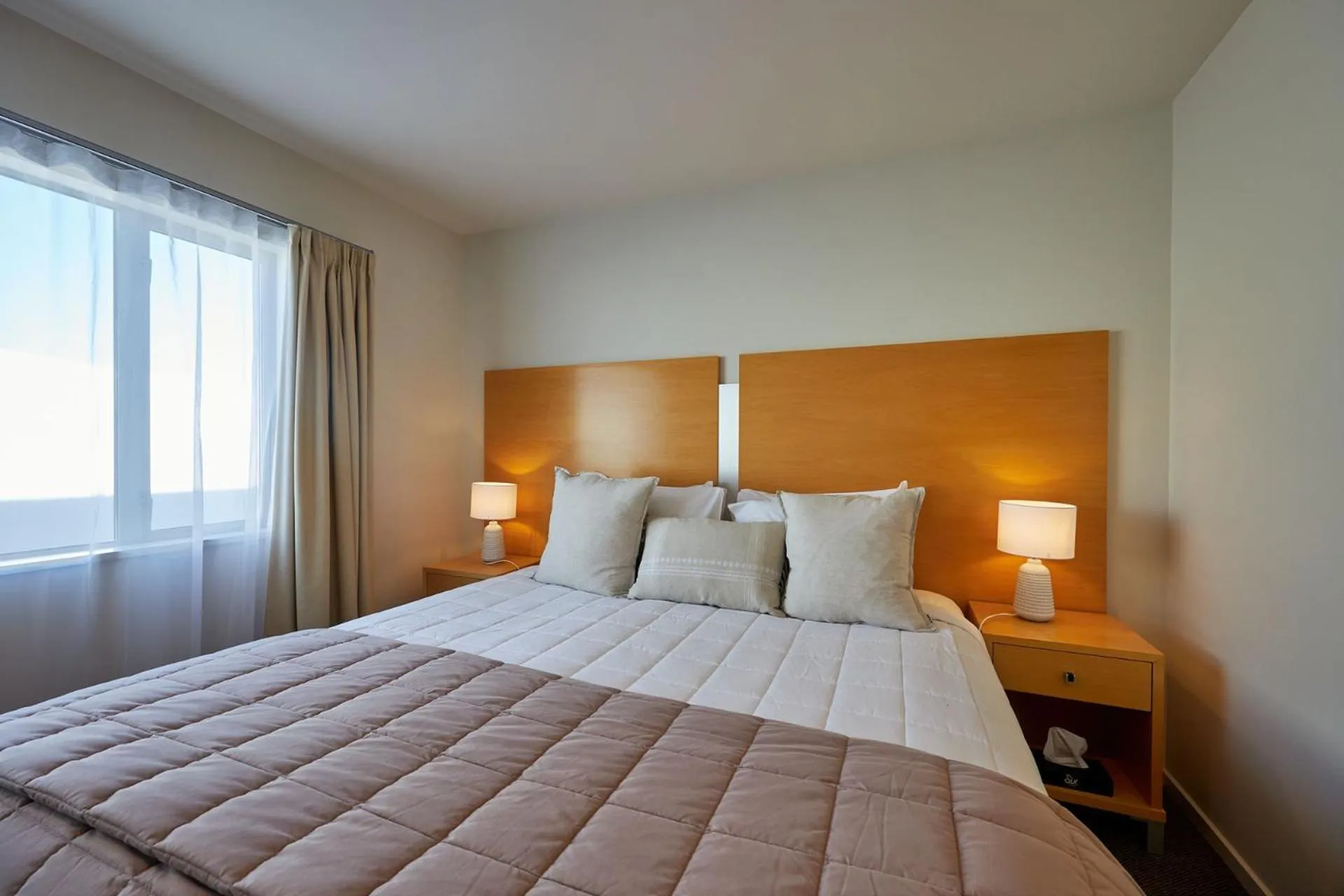 Bedroom, Bed in Kaikoura Luxury Apartments - Formerly Waves Luxury Apartments