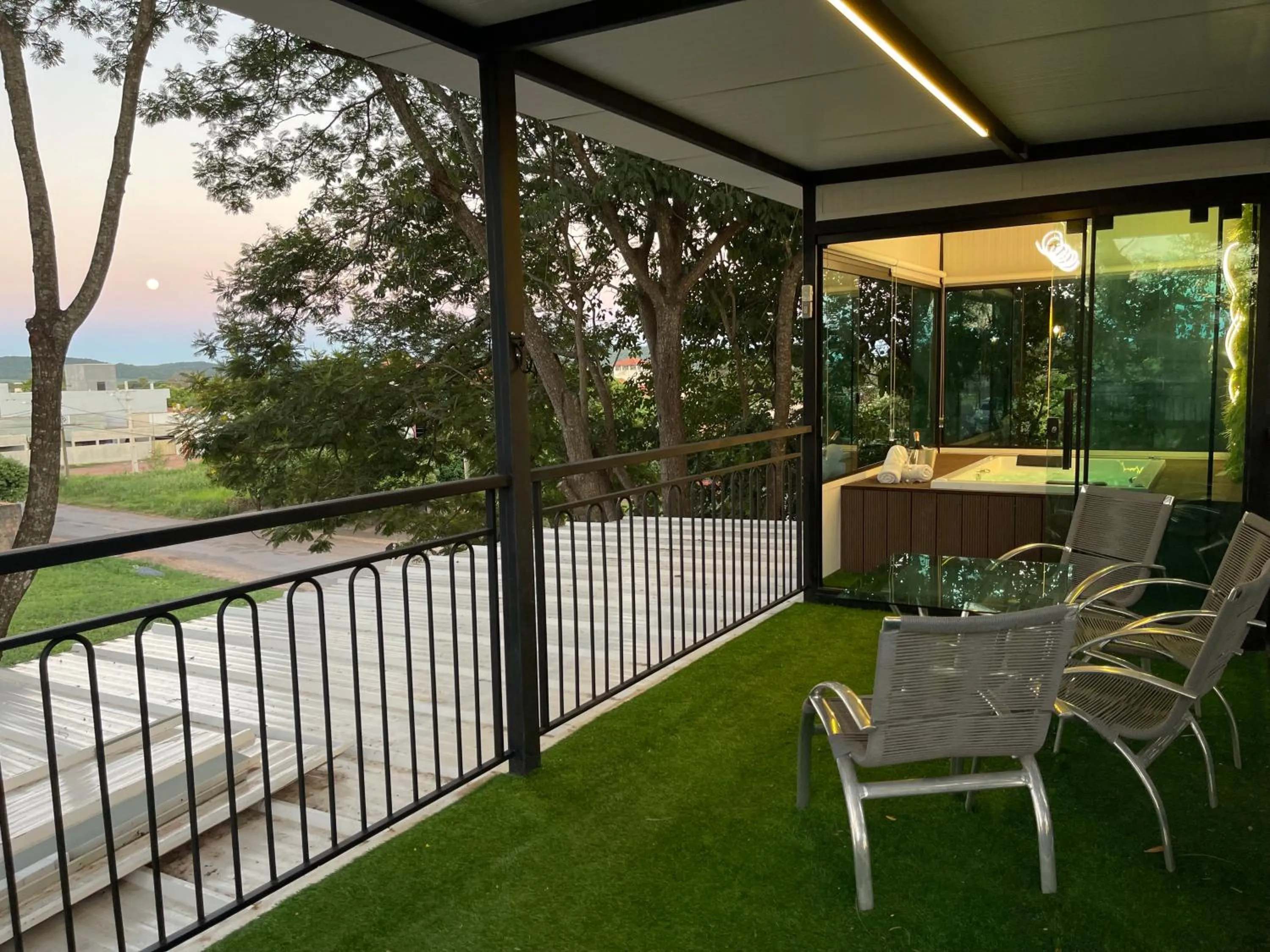 Balcony/Terrace in Ypê Flats e Containers