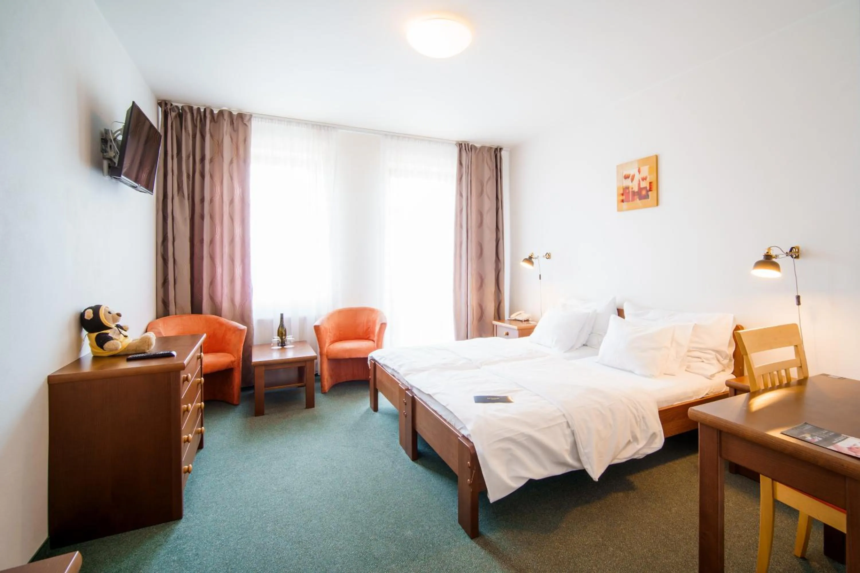 Photo of the whole room, Bed in Pytloun Wellness Hotel Hasištejn