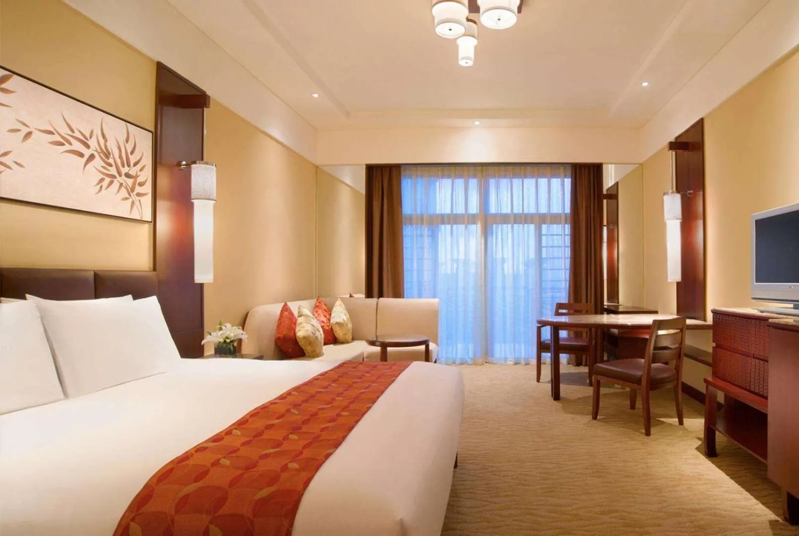 Photo of the whole room in Wyndham Grand Tianjin Jingjin City