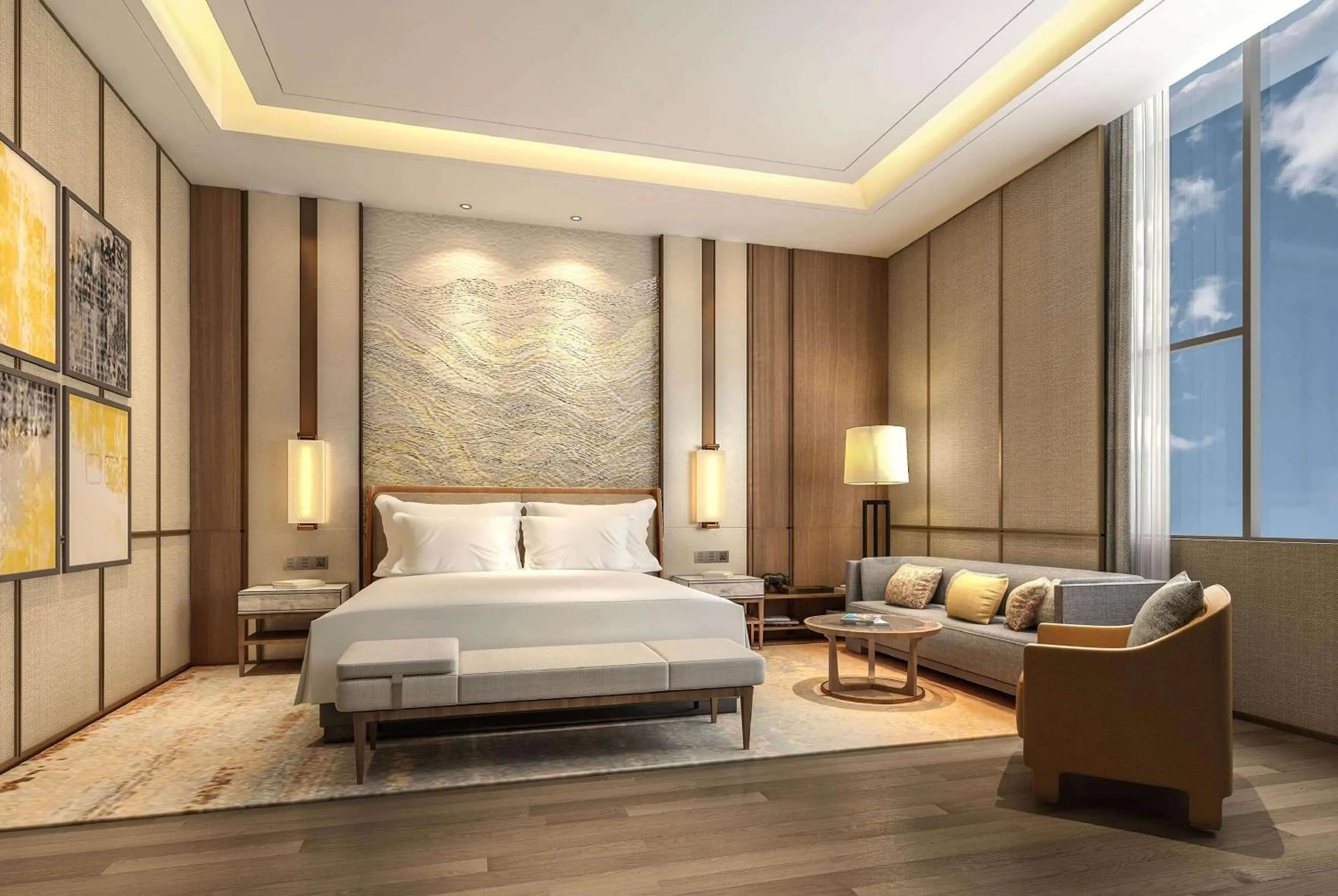 Photo of the whole room in Wyndham Baise Resort