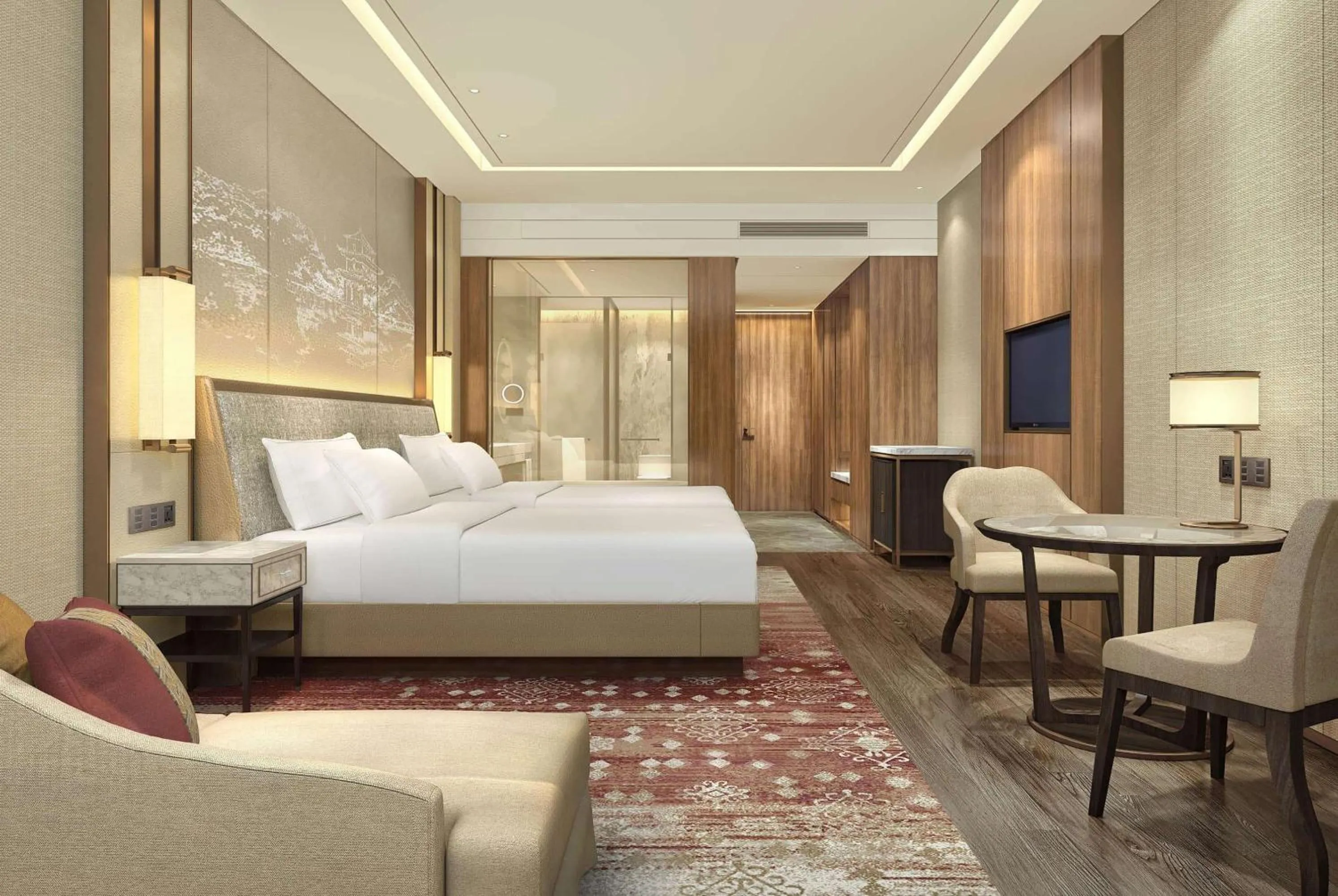 Photo of the whole room in Wyndham Baise Resort