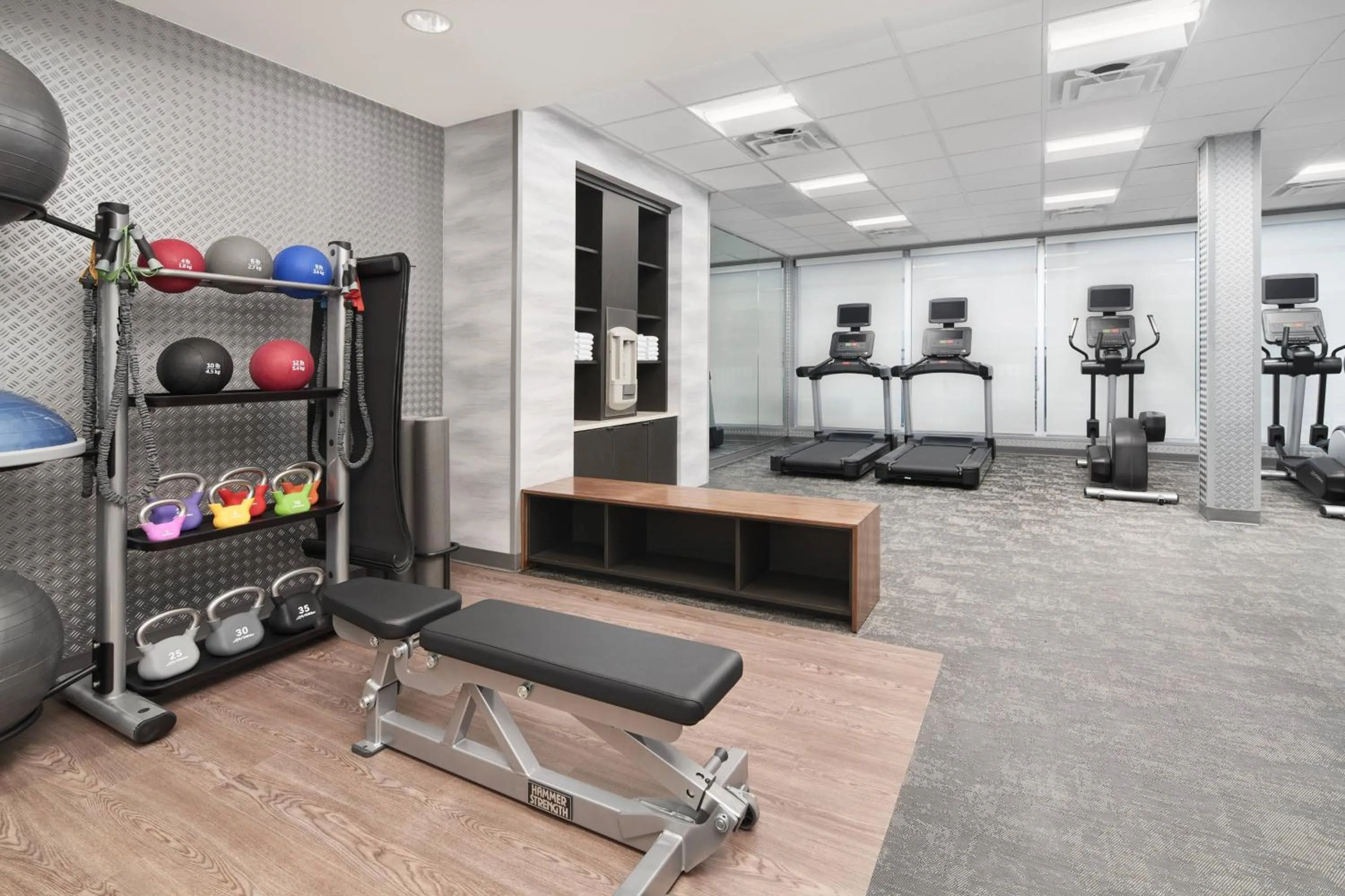 Fitness centre/facilities in Fairfield Inn & Suites Tampa Riverview